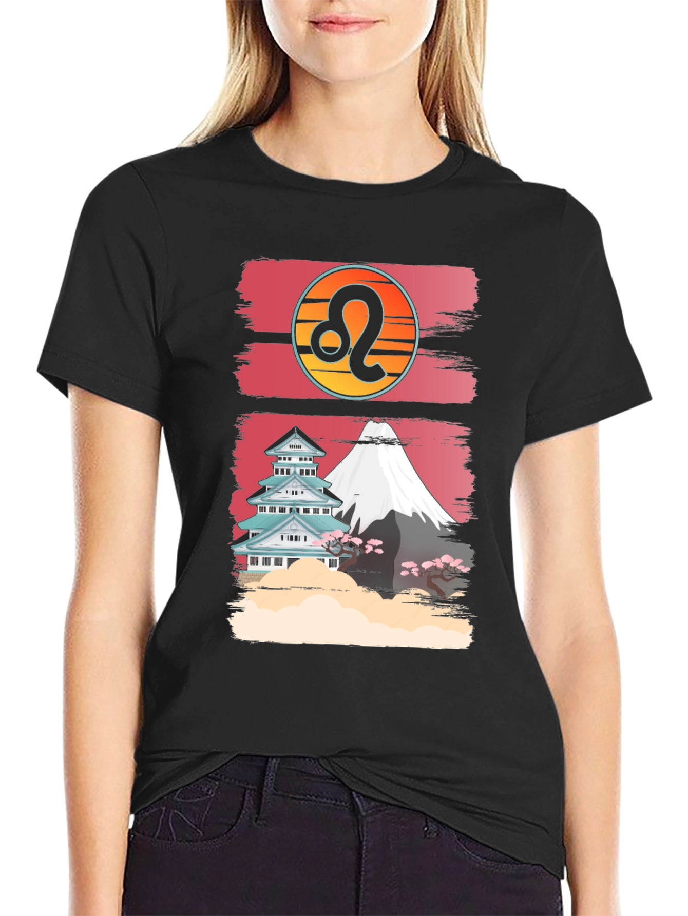 Leo Zodiac Japan Style T-Shirt
