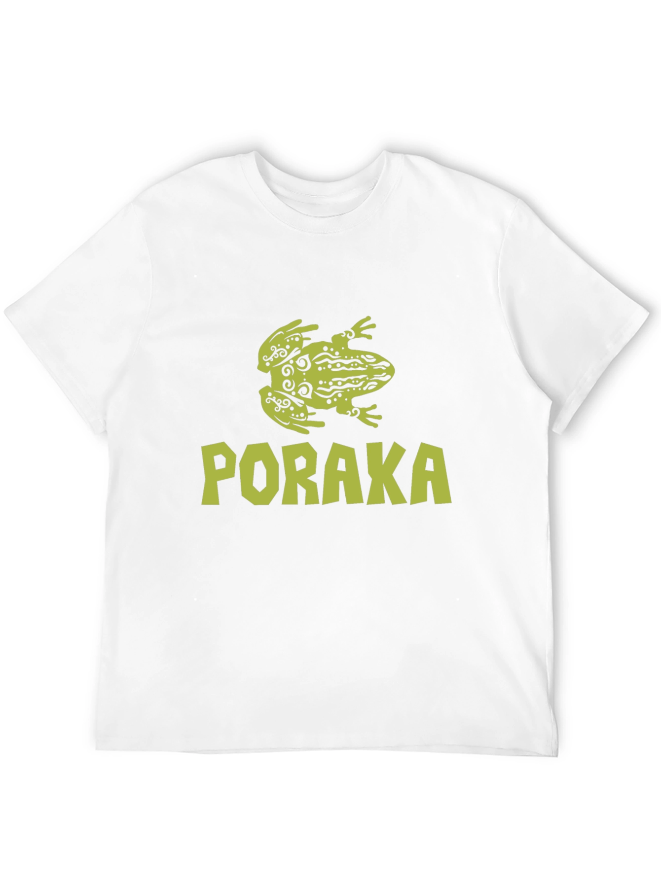 Poraka Frog Graphic Black T-Shirt