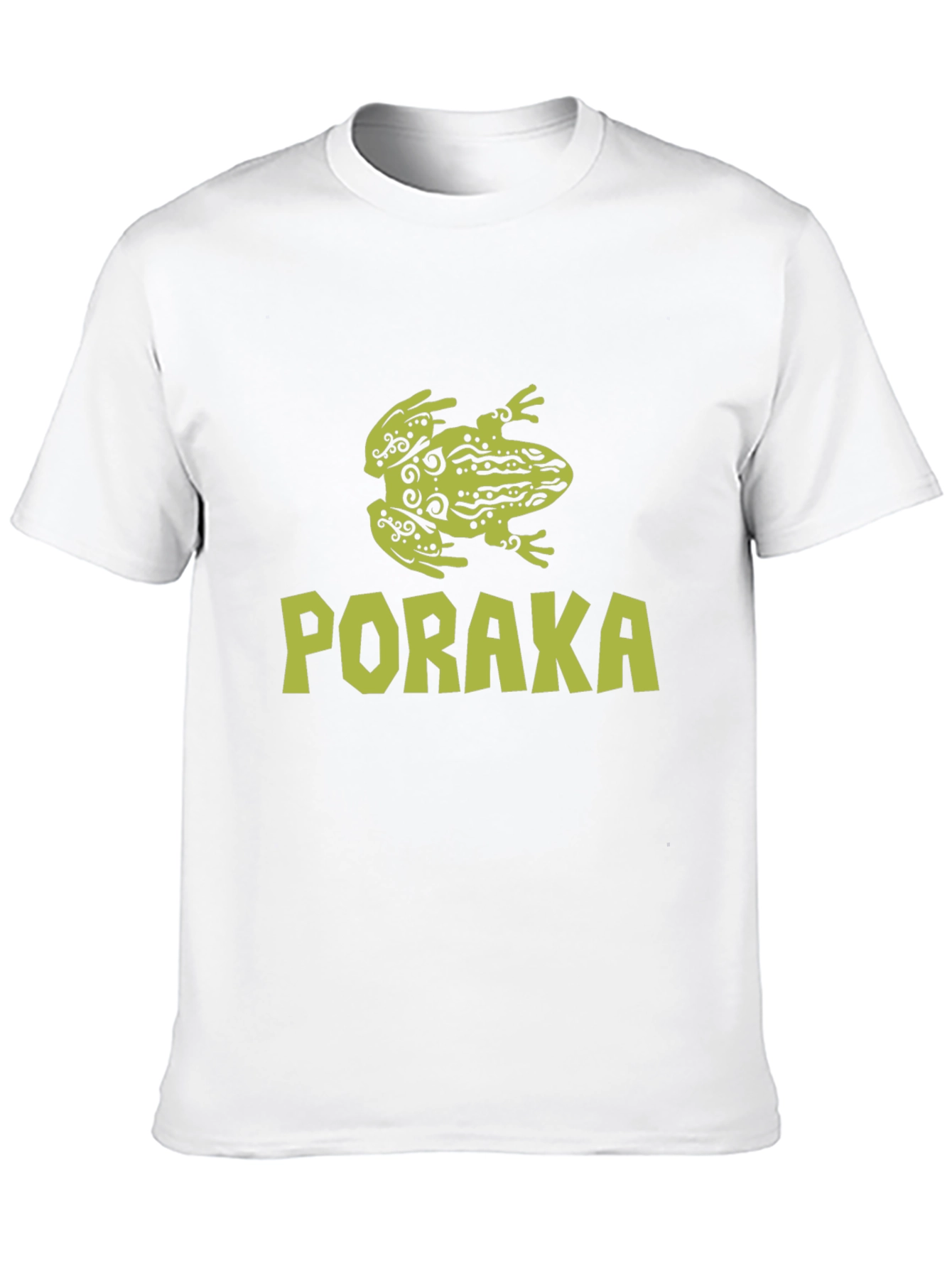 Poraka Frog Graphic Black T-Shirt