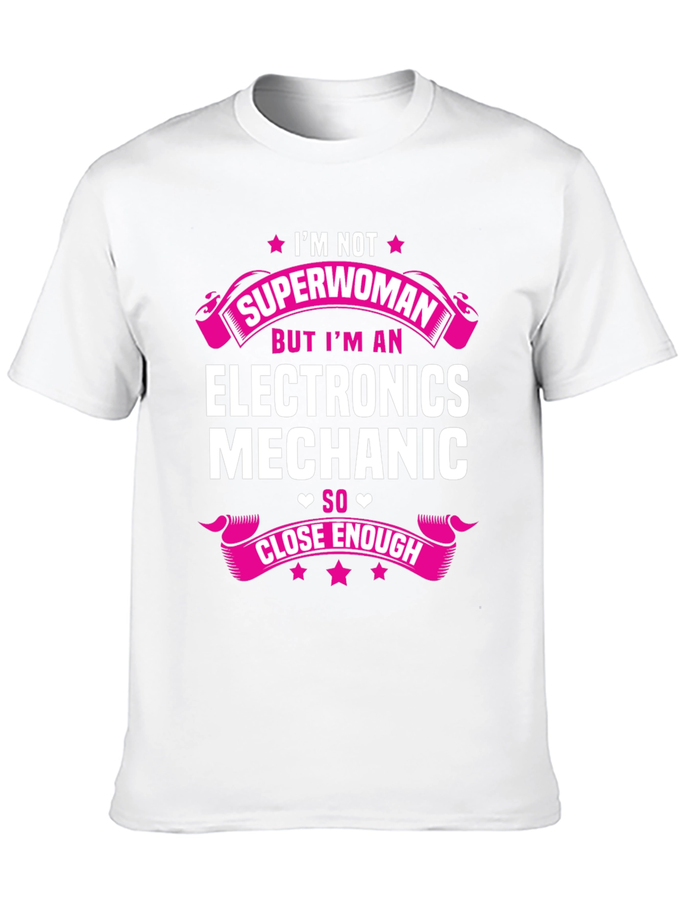 Electronics Mechanic T-Shirt - Superwoman Design
