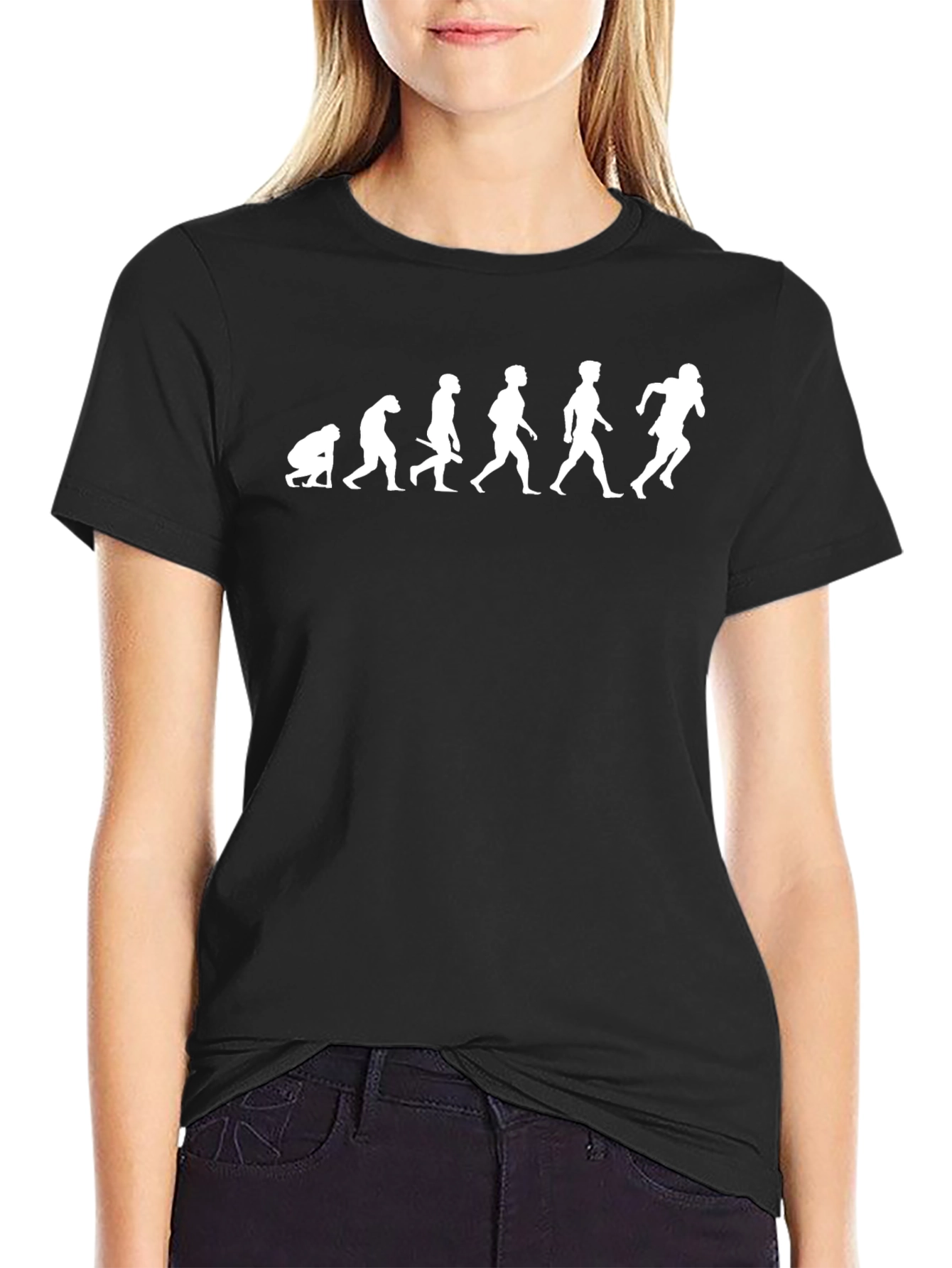 Evolution of a Footballer T-Shirt