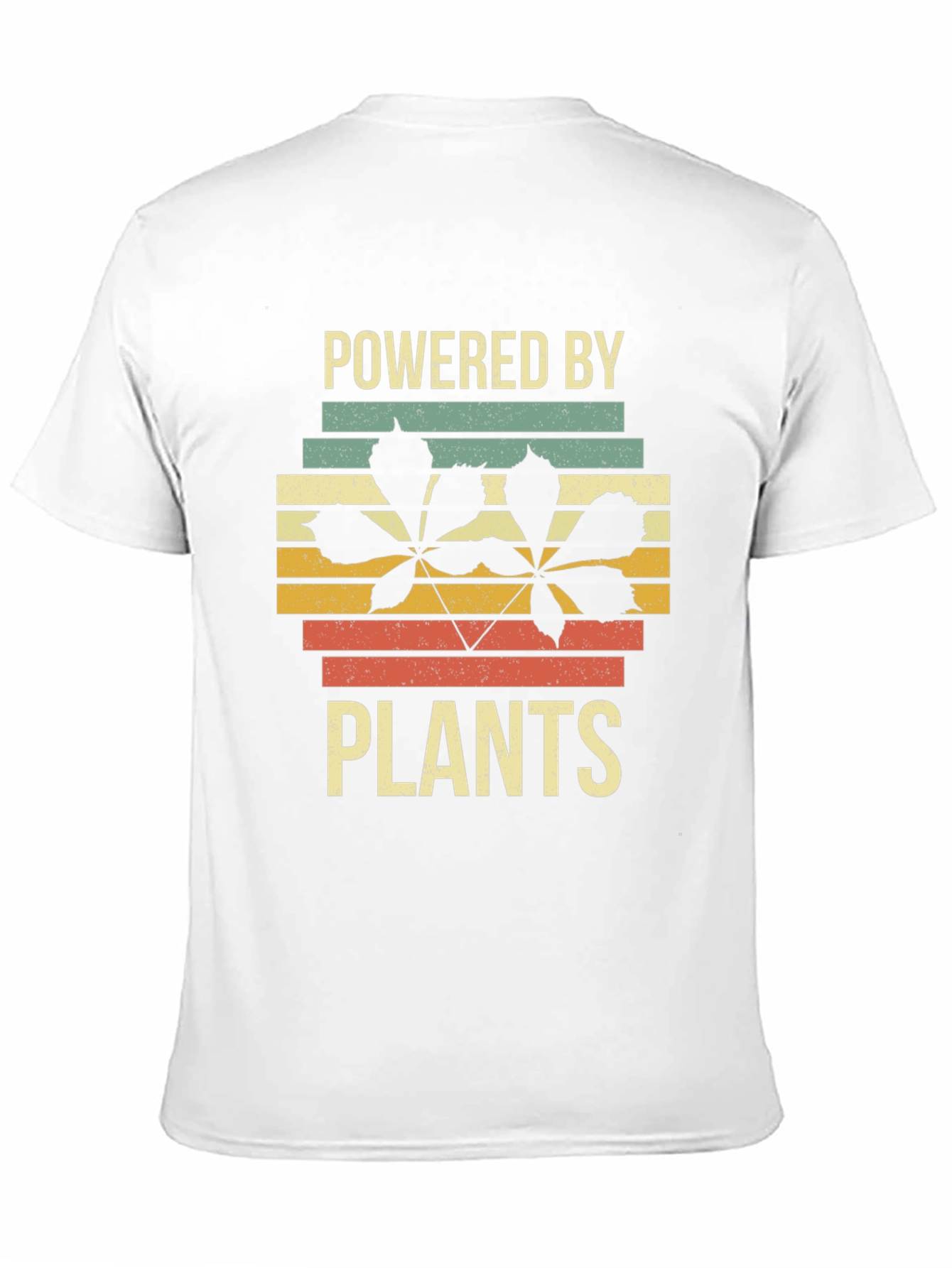 Powered by Plants Graphic Tee - Retro Style