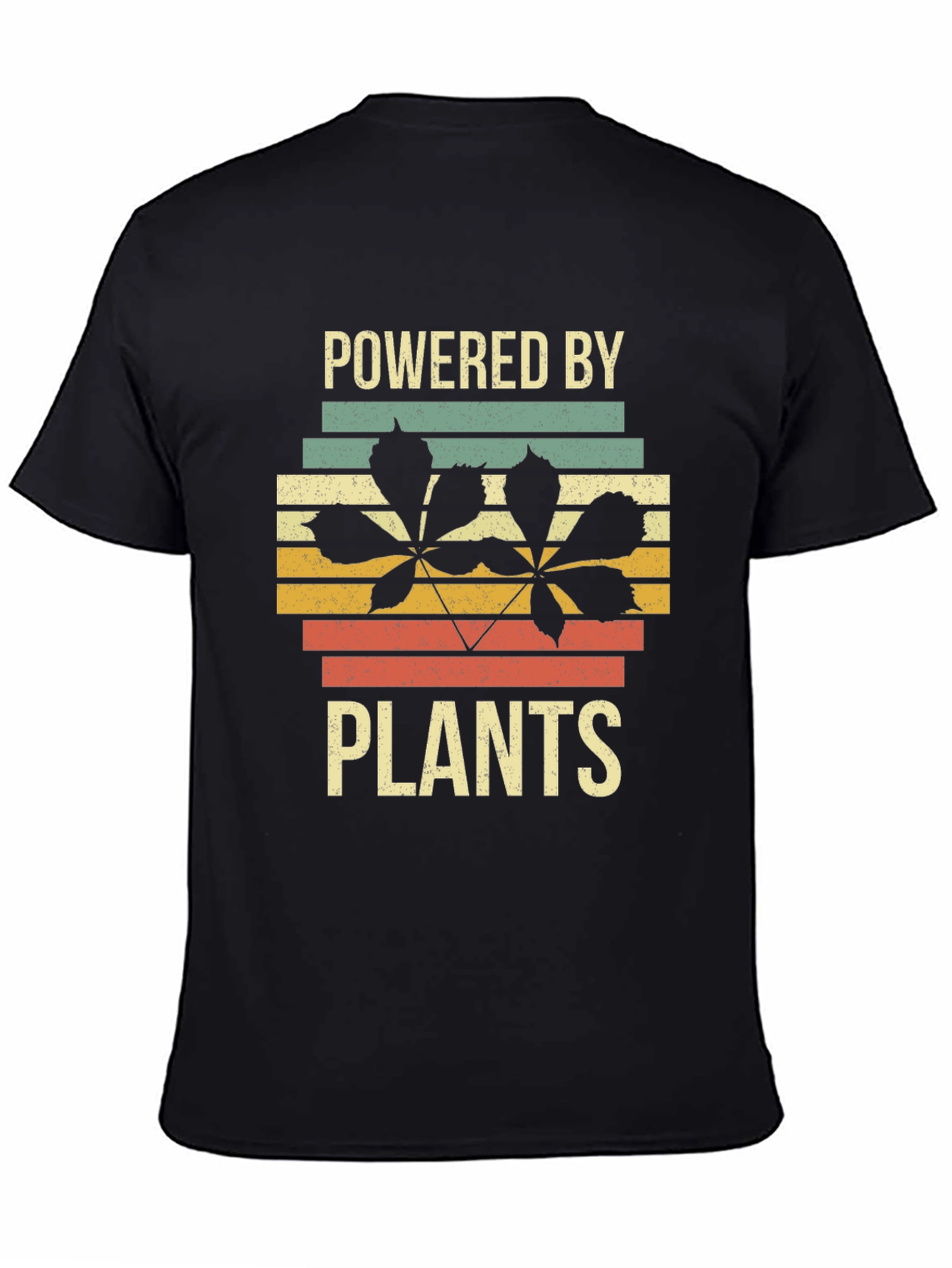 Powered by Plants Graphic Tee - Retro Style