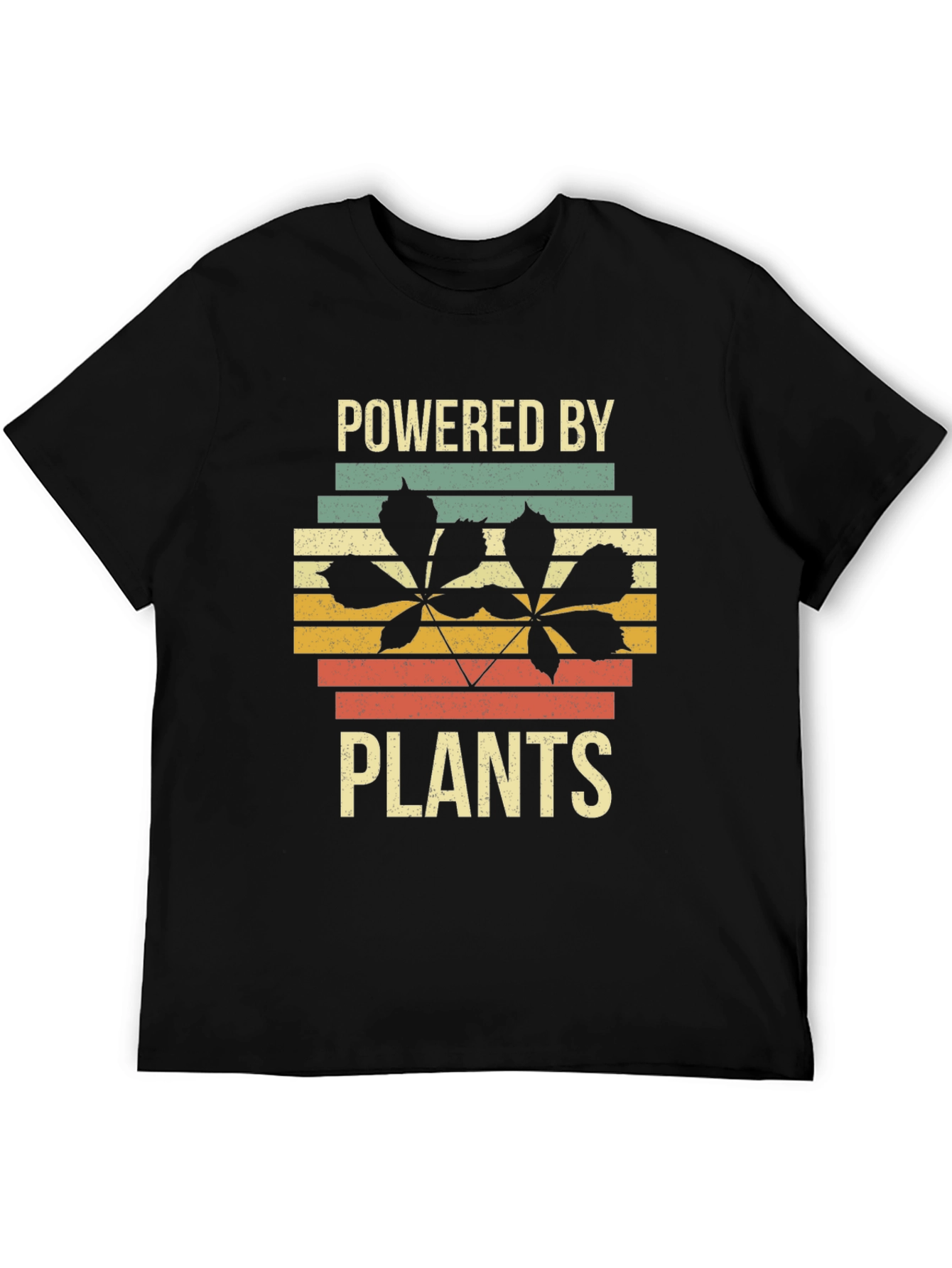 Powered by Plants Graphic Tee - Retro Style