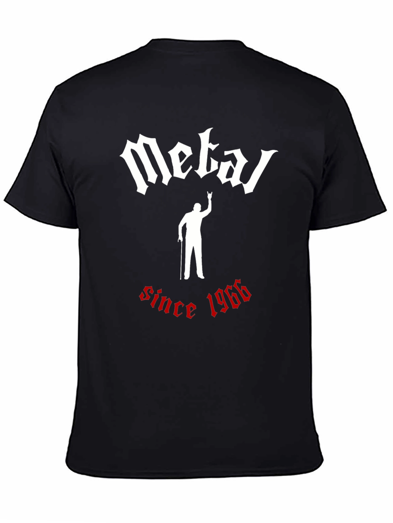 Metal Since 1966 Black Graphic T-Shirt