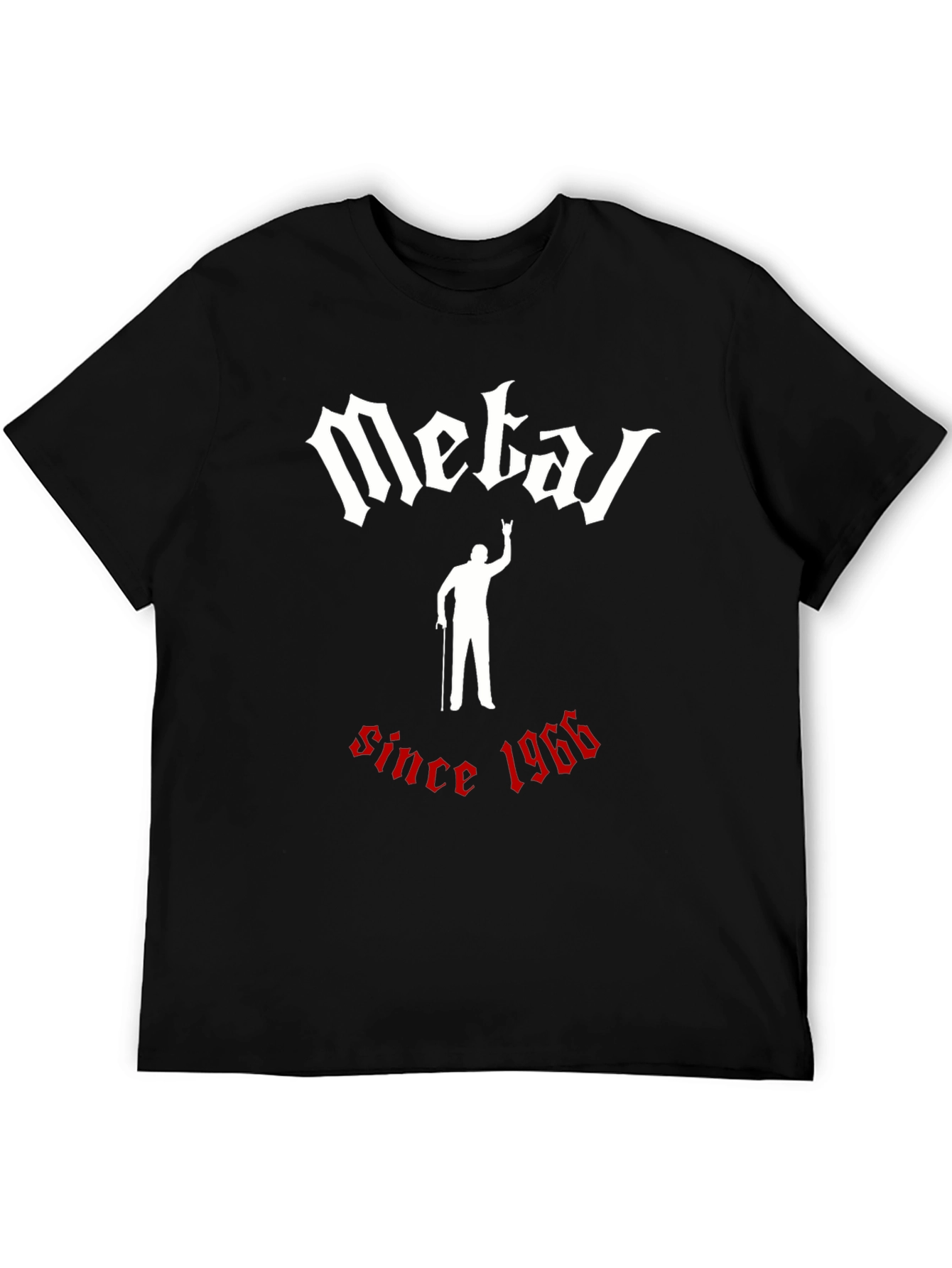 Metal Since 1966 Black Graphic T-Shirt