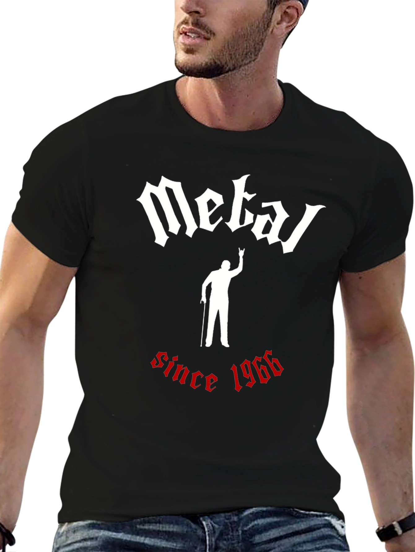 Metal Since 1966 Black Graphic T-Shirt