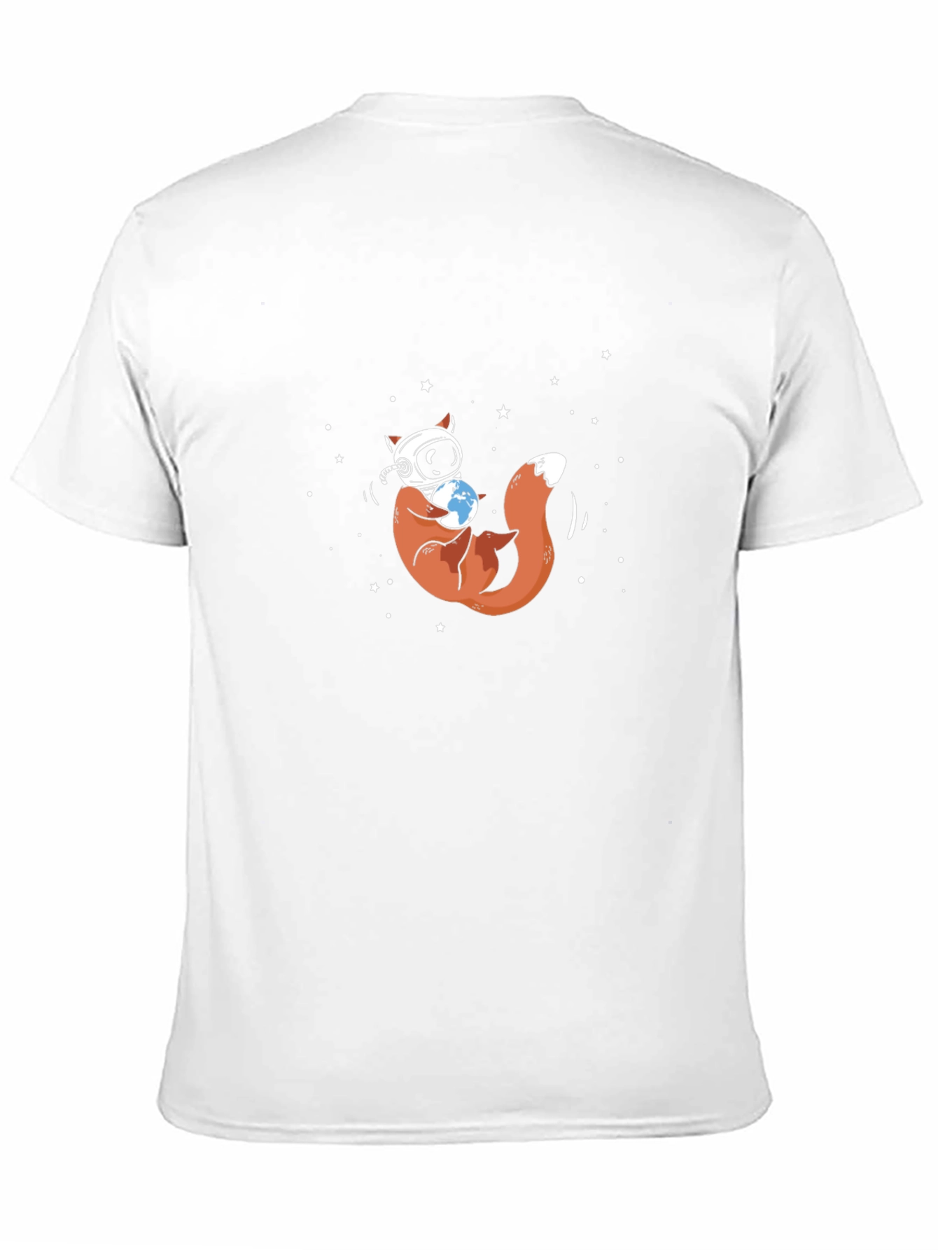Astronaut Fox Graphic Tee - Space Explorer Design