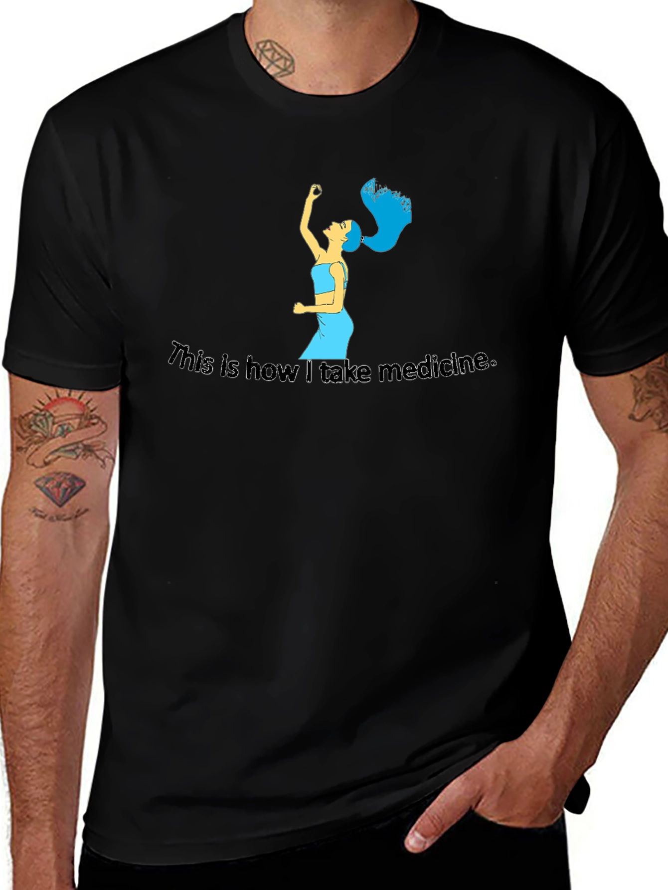 Dance Medicine Tee - Unique Graphic T-Shirt