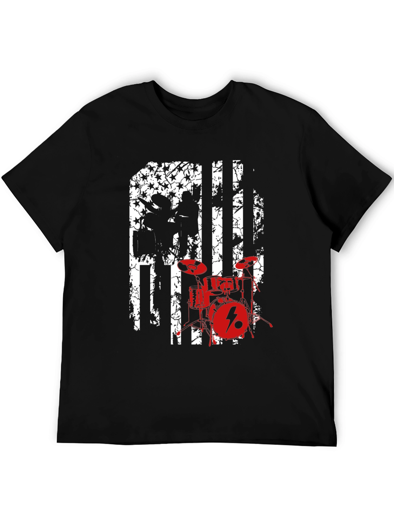 Drum Set Graphic T-Shirt