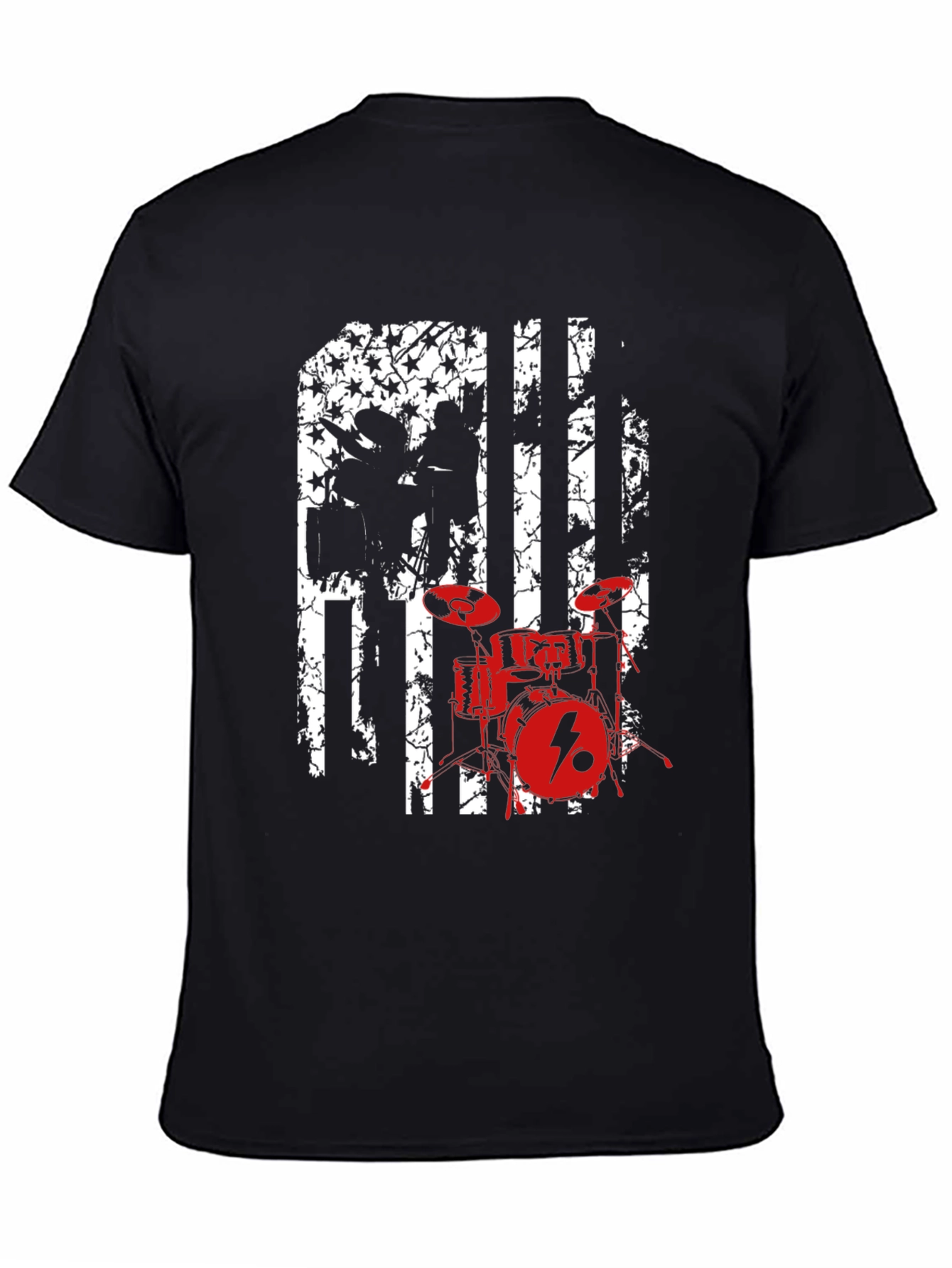 Drum Set Graphic T-Shirt