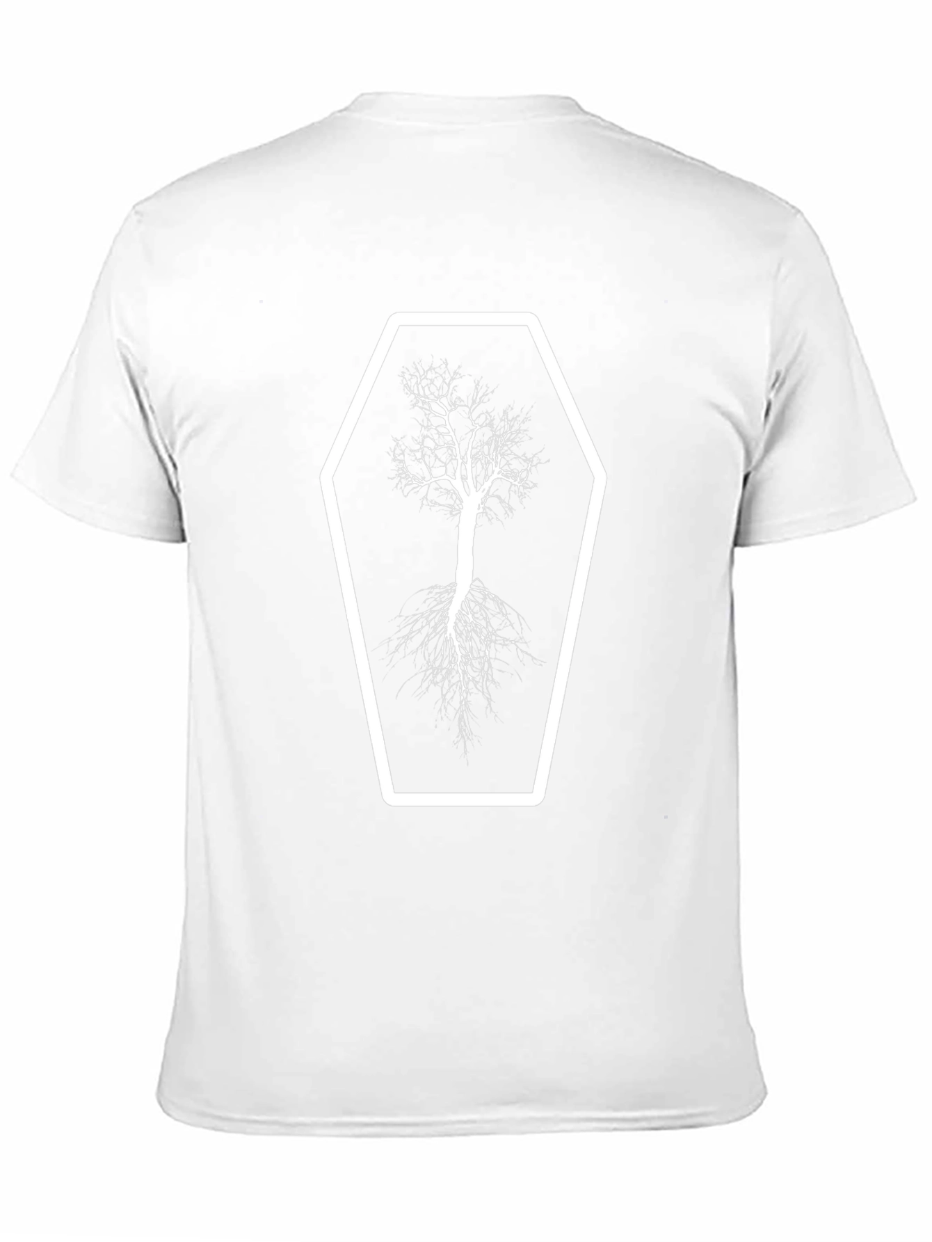 Tree Coffin Graphic Tee - Unisex Black T-Shirt