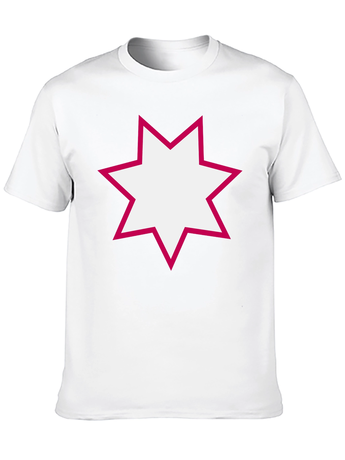 Modern Star Graphic Black T-Shirt