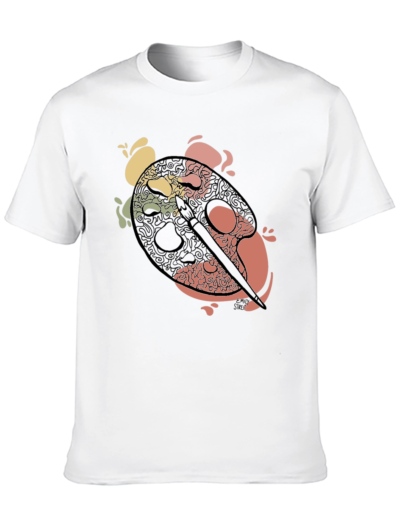 Artist Palette Graphic Tee - Painter T-Shirt