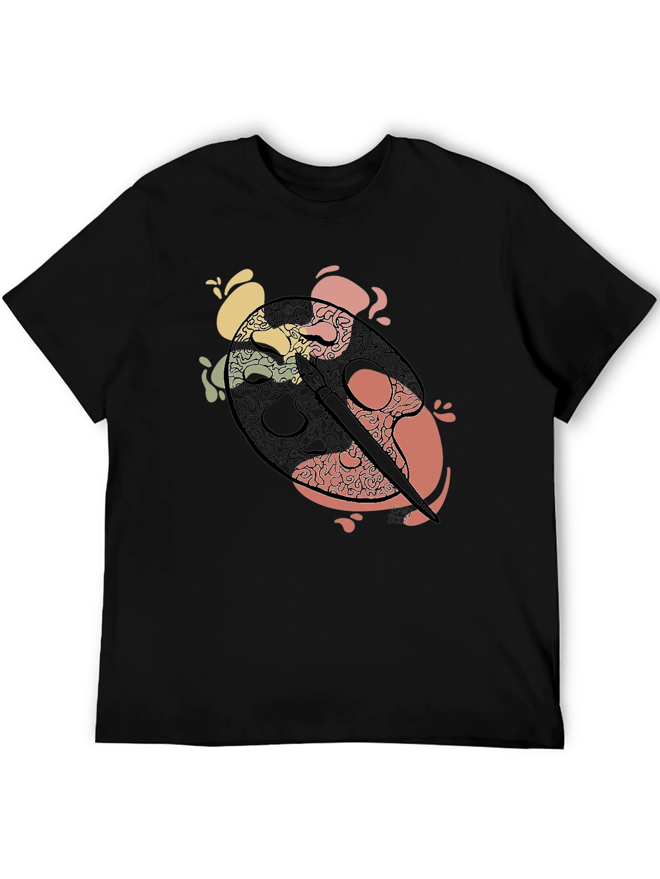 Artist Palette Graphic Tee - Painter T-Shirt