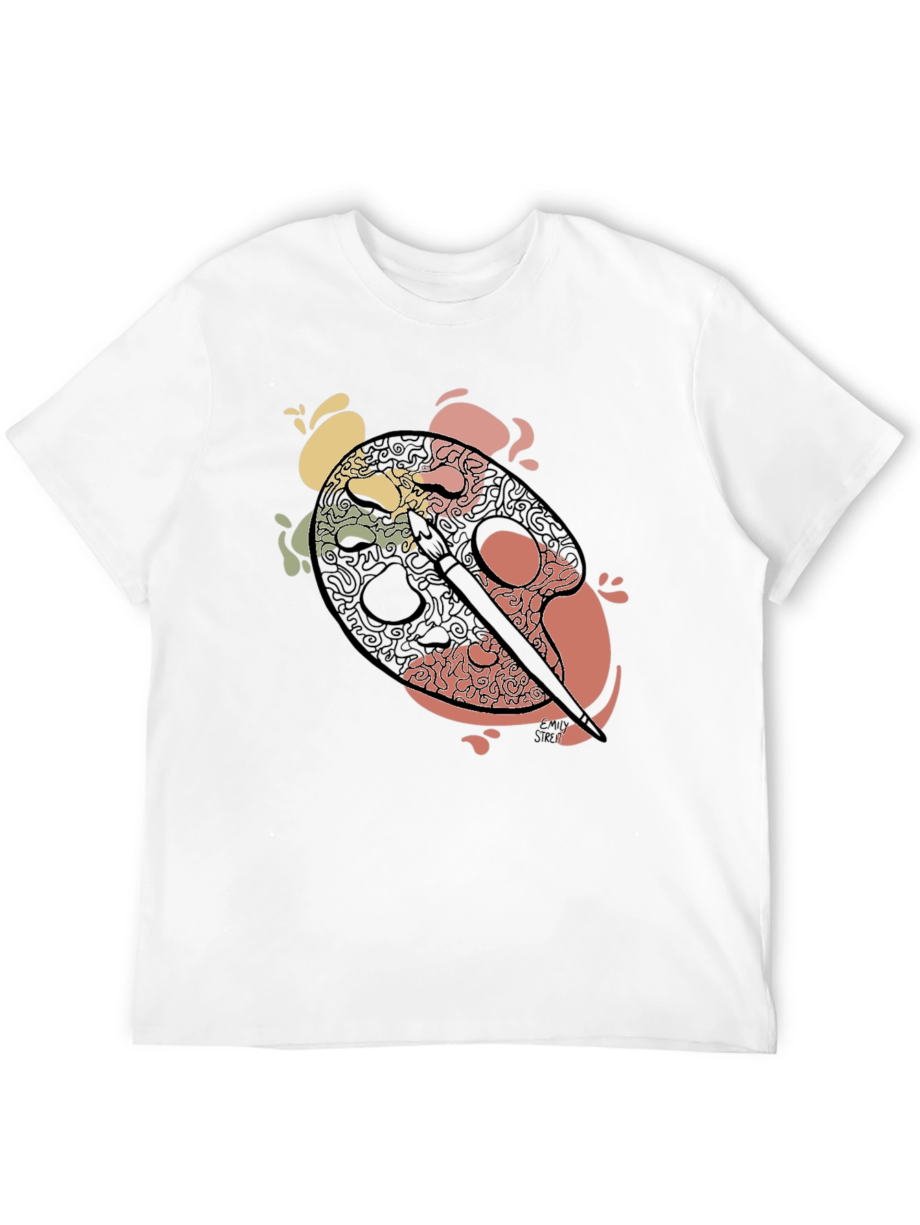 Artist Palette Graphic Tee - Painter T-Shirt