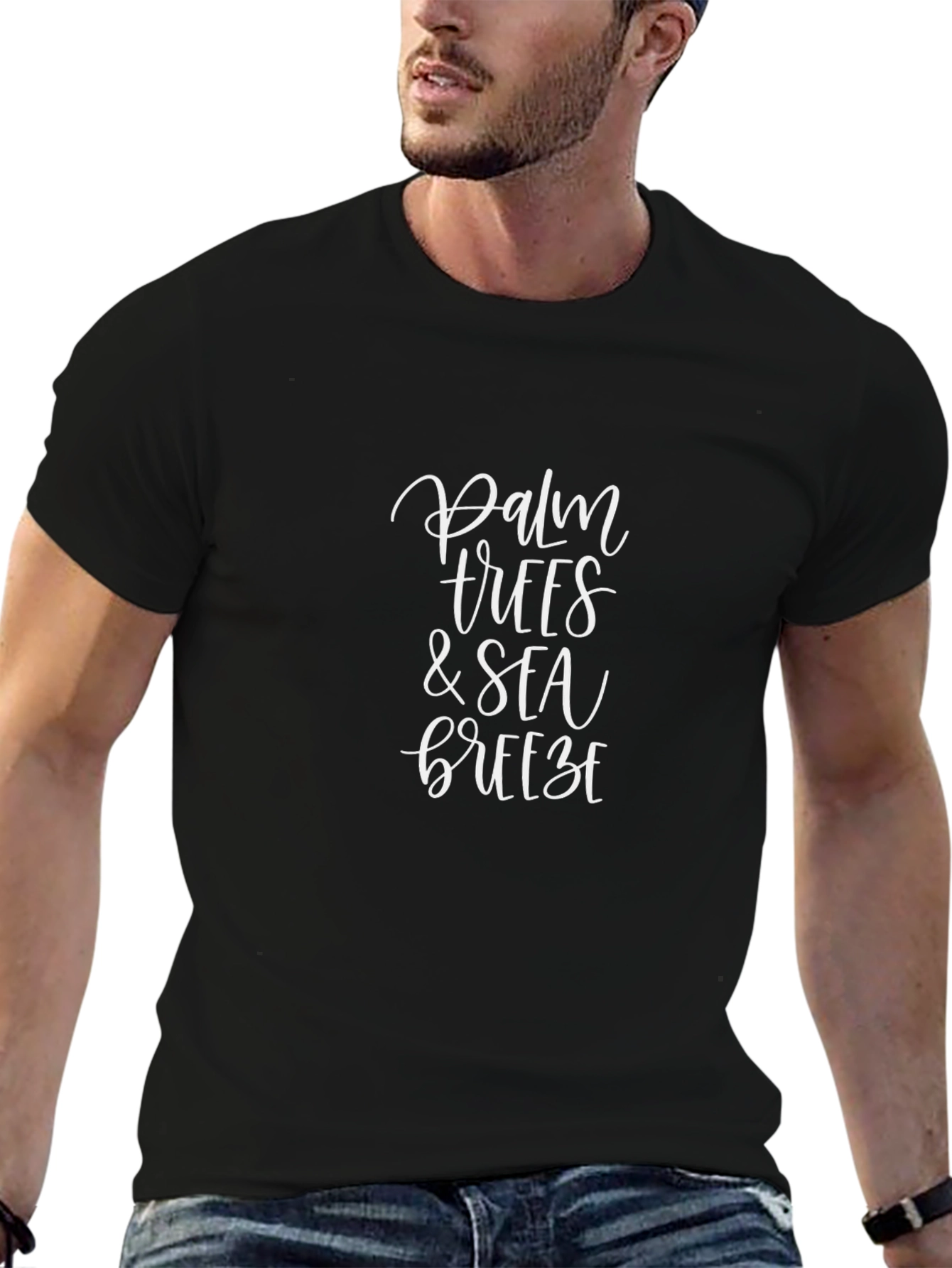Palm Trees & Sea Breeze Graphic Tee