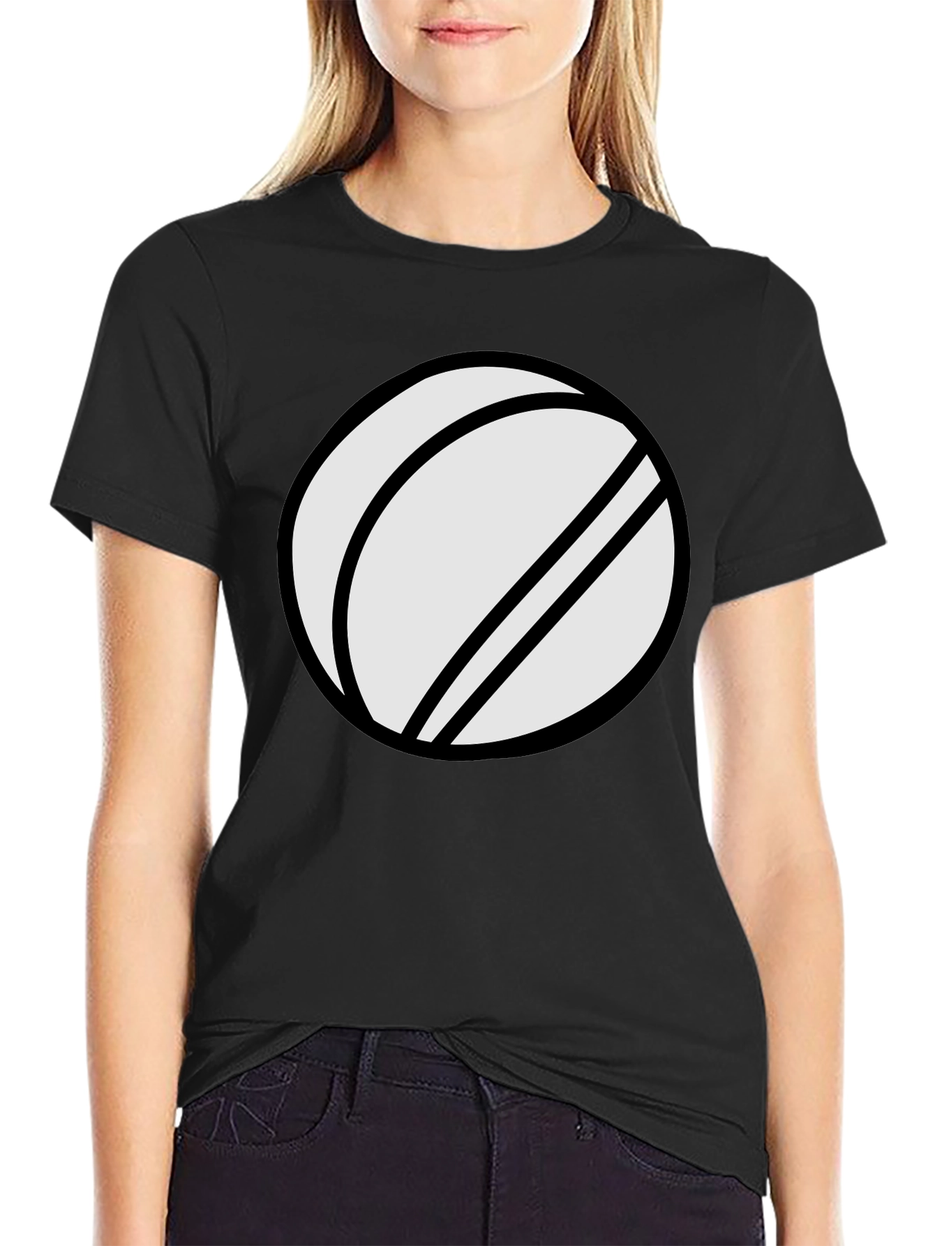 Abstract Circle Graphic T-Shirt