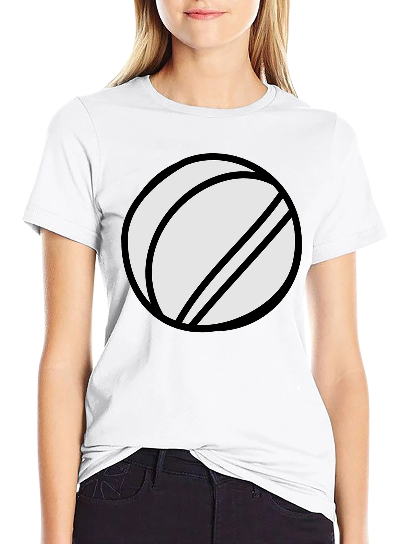 Abstract Circle Graphic T-Shirt