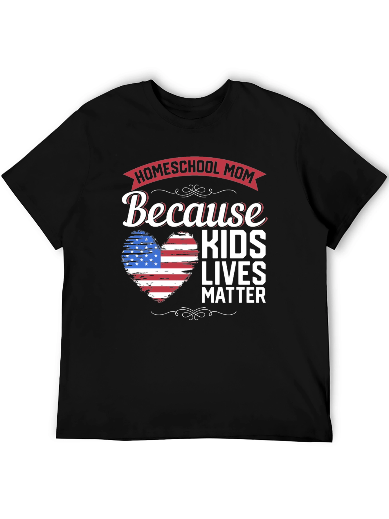 Homeschool Mom Kids Lives Matter T-Shirt