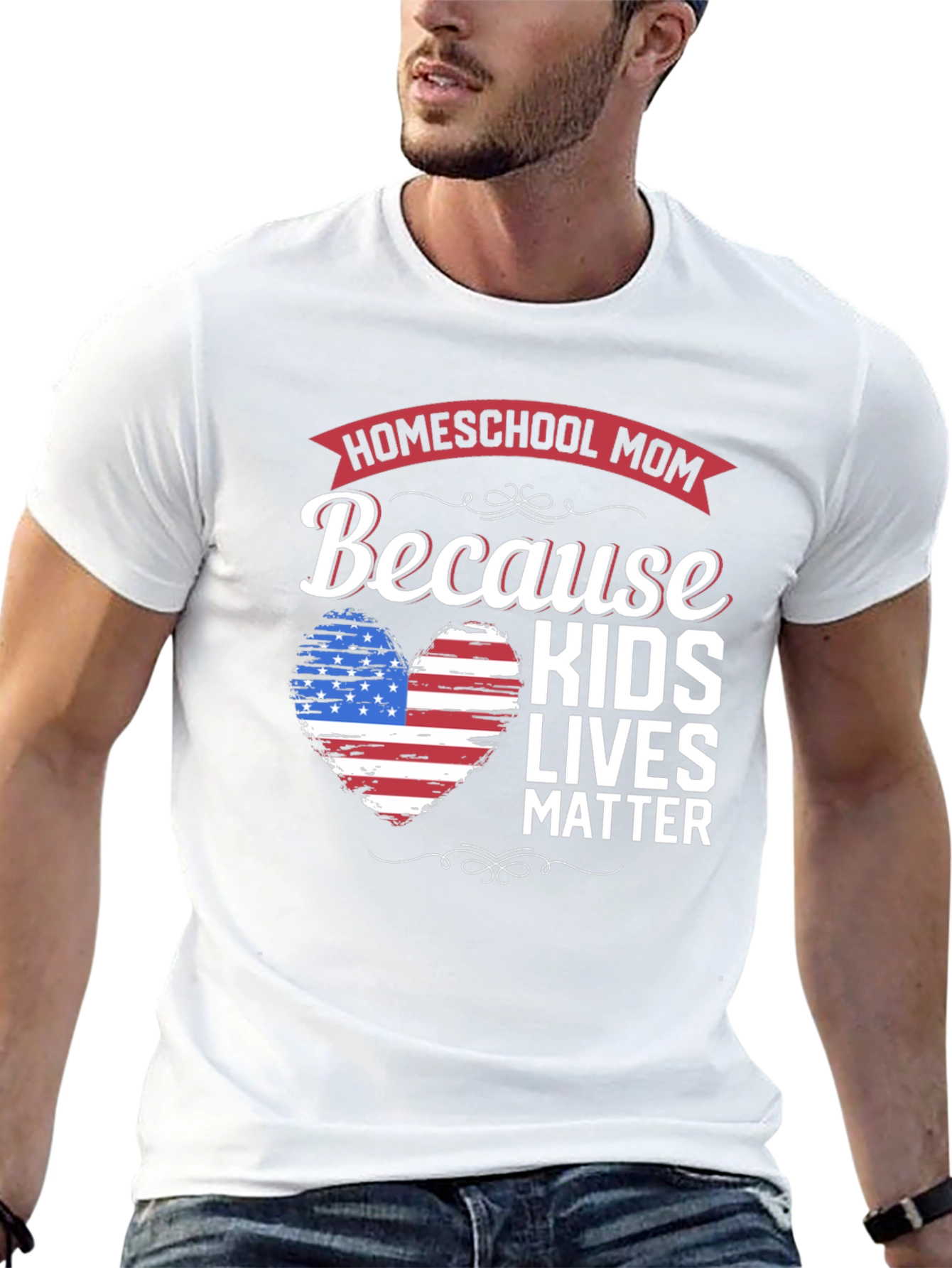 Homeschool Mom Kids Lives Matter T-Shirt