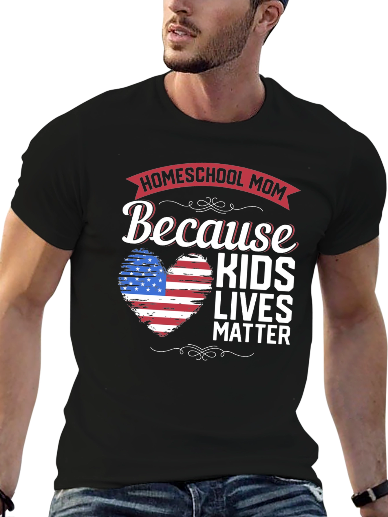 Homeschool Mom Kids Lives Matter T-Shirt