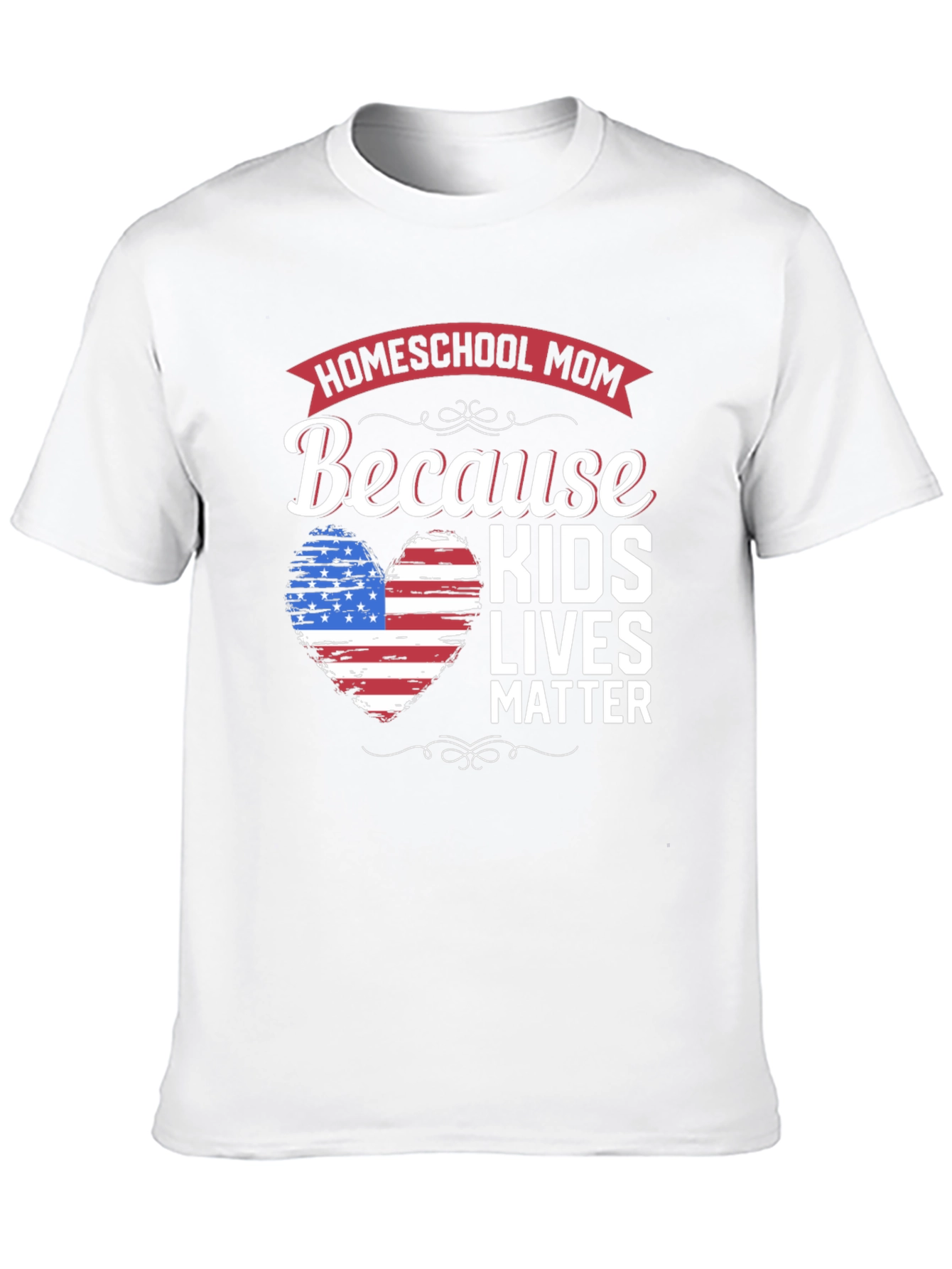 Homeschool Mom Kids Lives Matter T-Shirt
