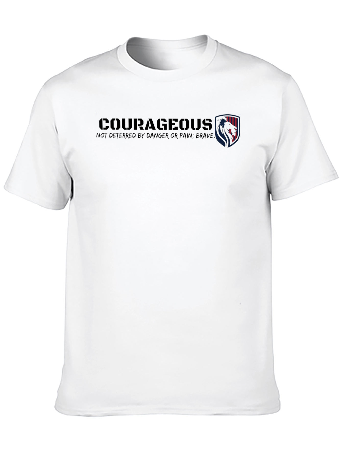 Courageous Graphic Tee - Bold Design Everyday Comfort