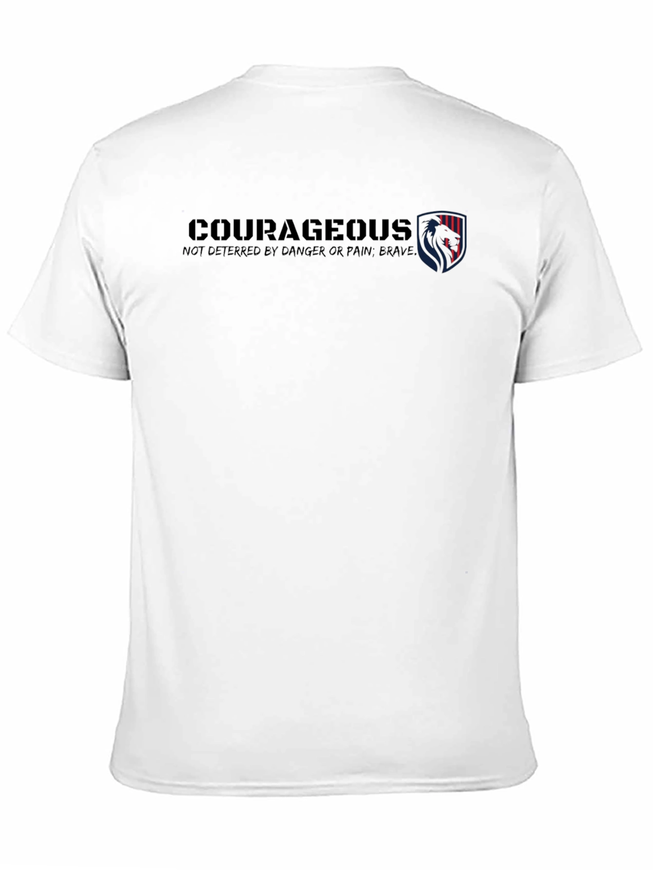 Courageous Graphic Tee - Bold Design Everyday Comfort