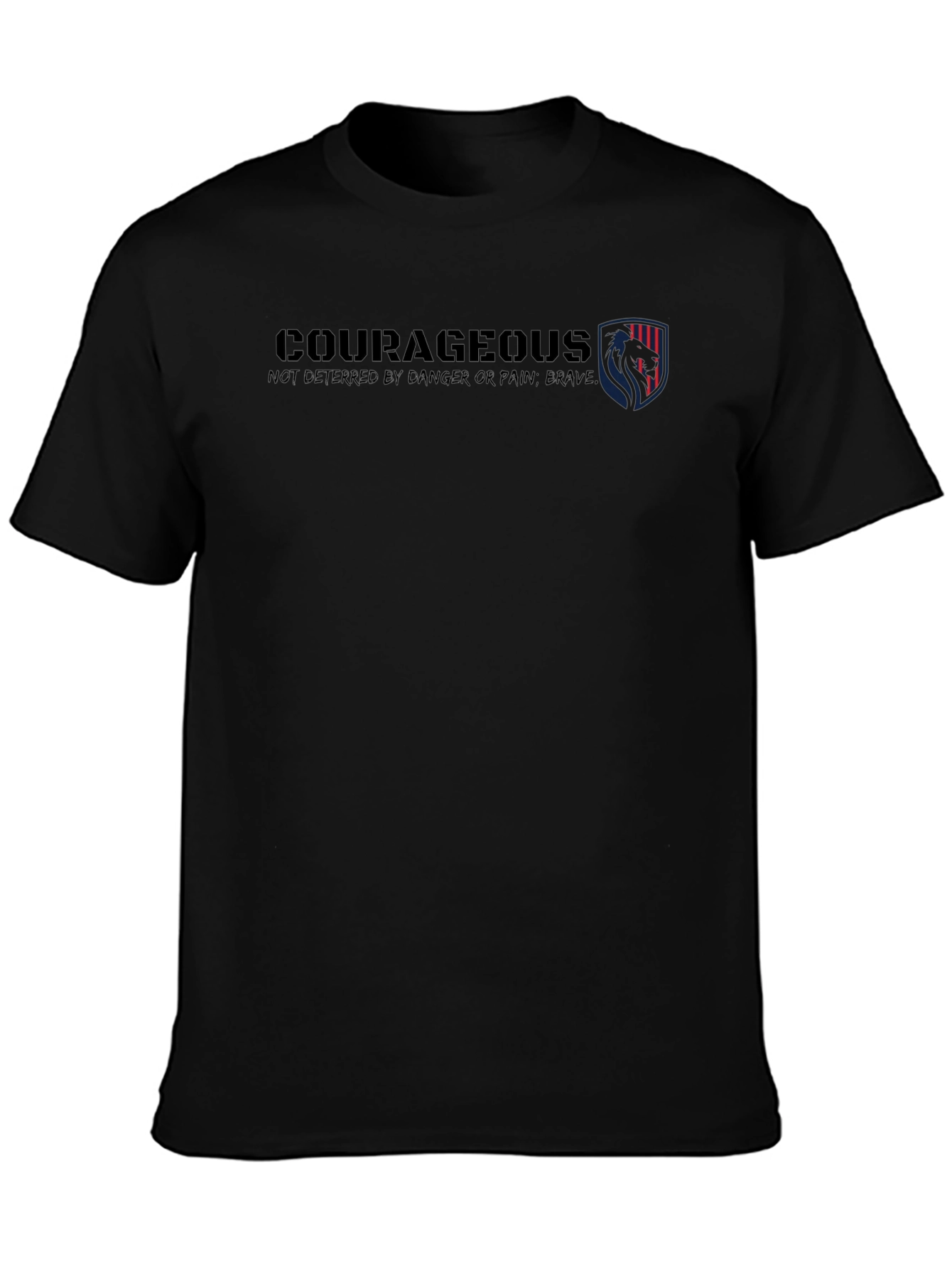 Courageous Graphic Tee - Bold Design Everyday Comfort