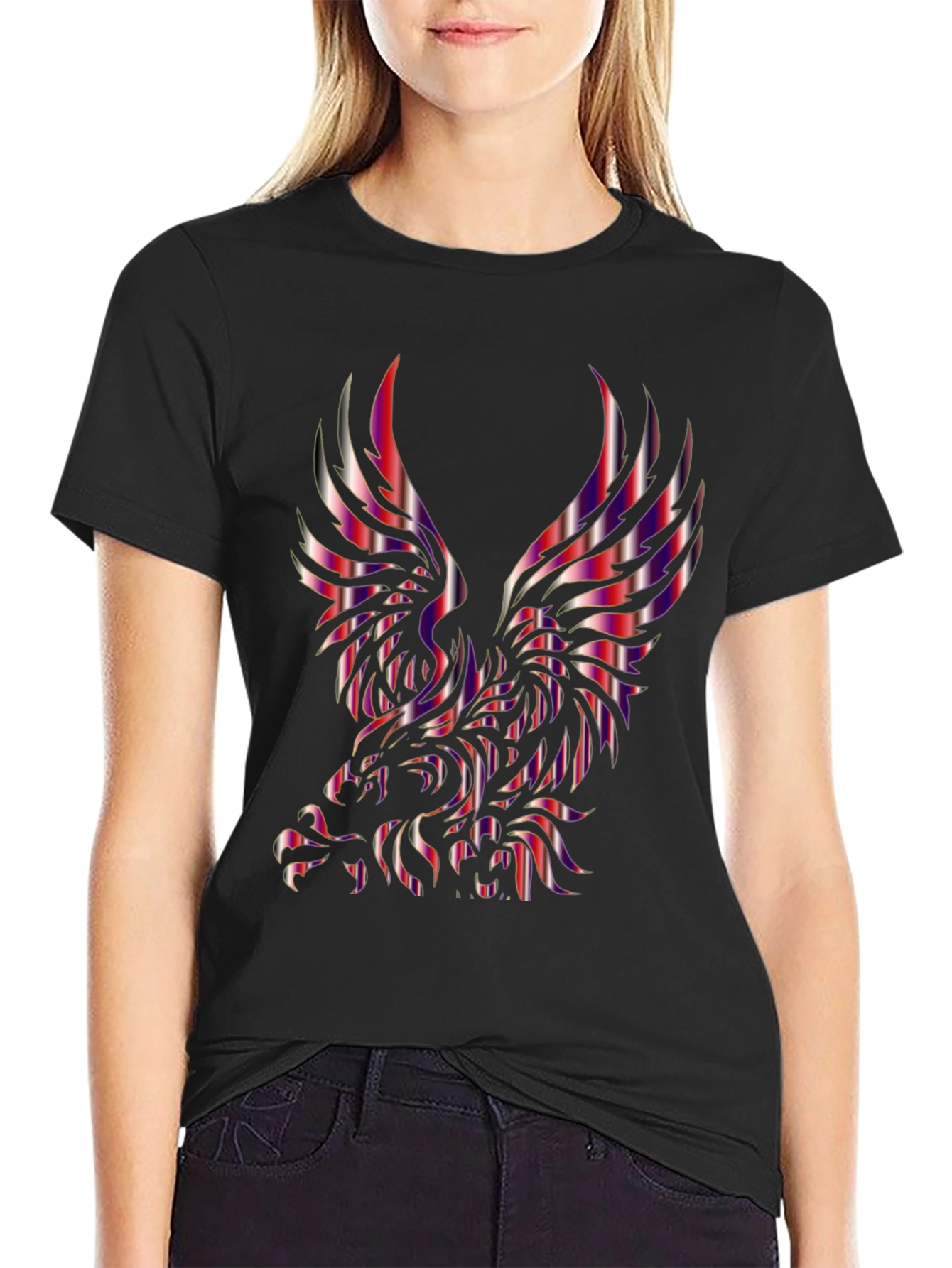 Striking Eagle Graphic Tee - Bold & Stylish
