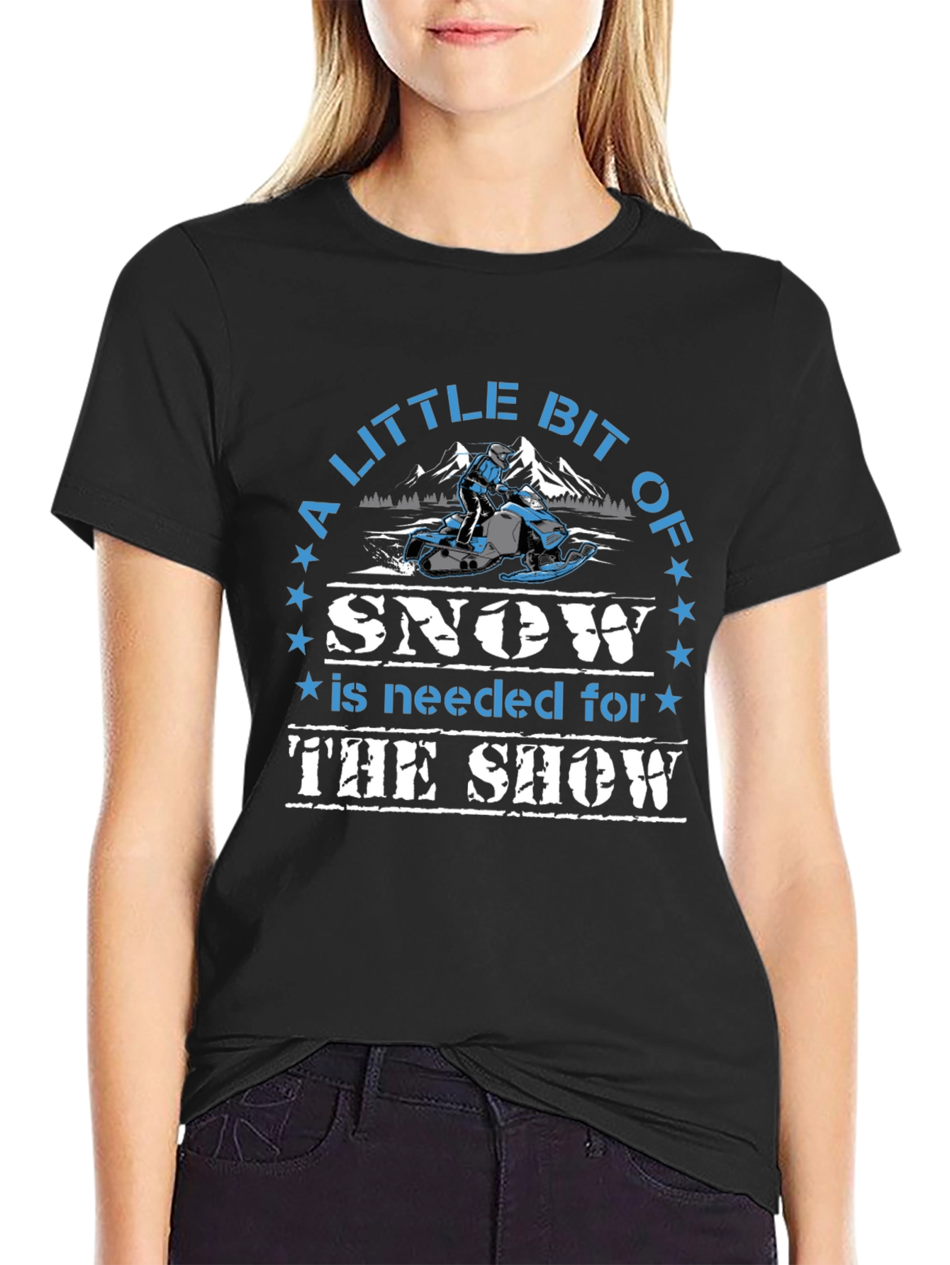 Snow Show T-Shirt - Snowmobile Design
