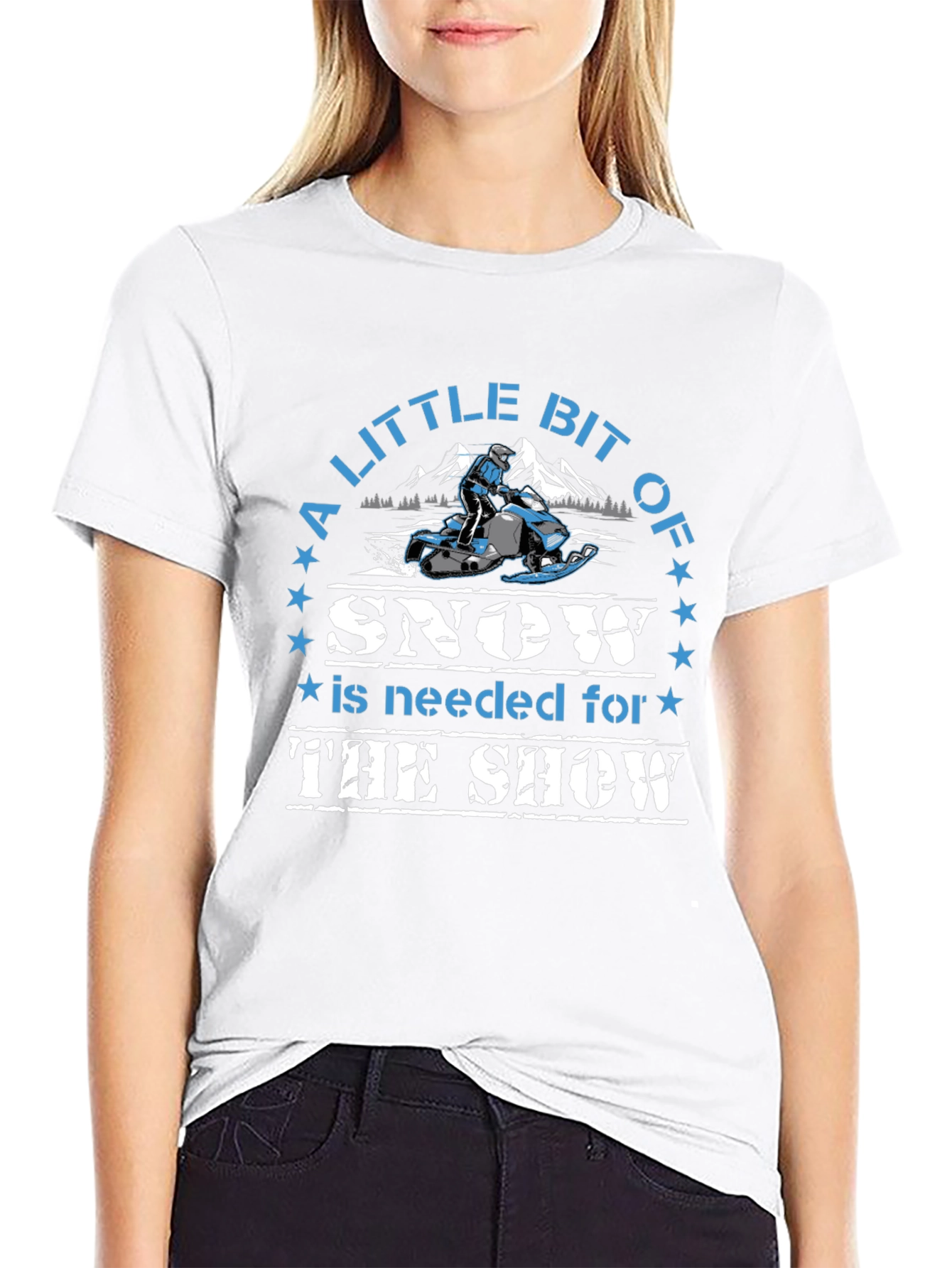 Snow Show T-Shirt - Snowmobile Design