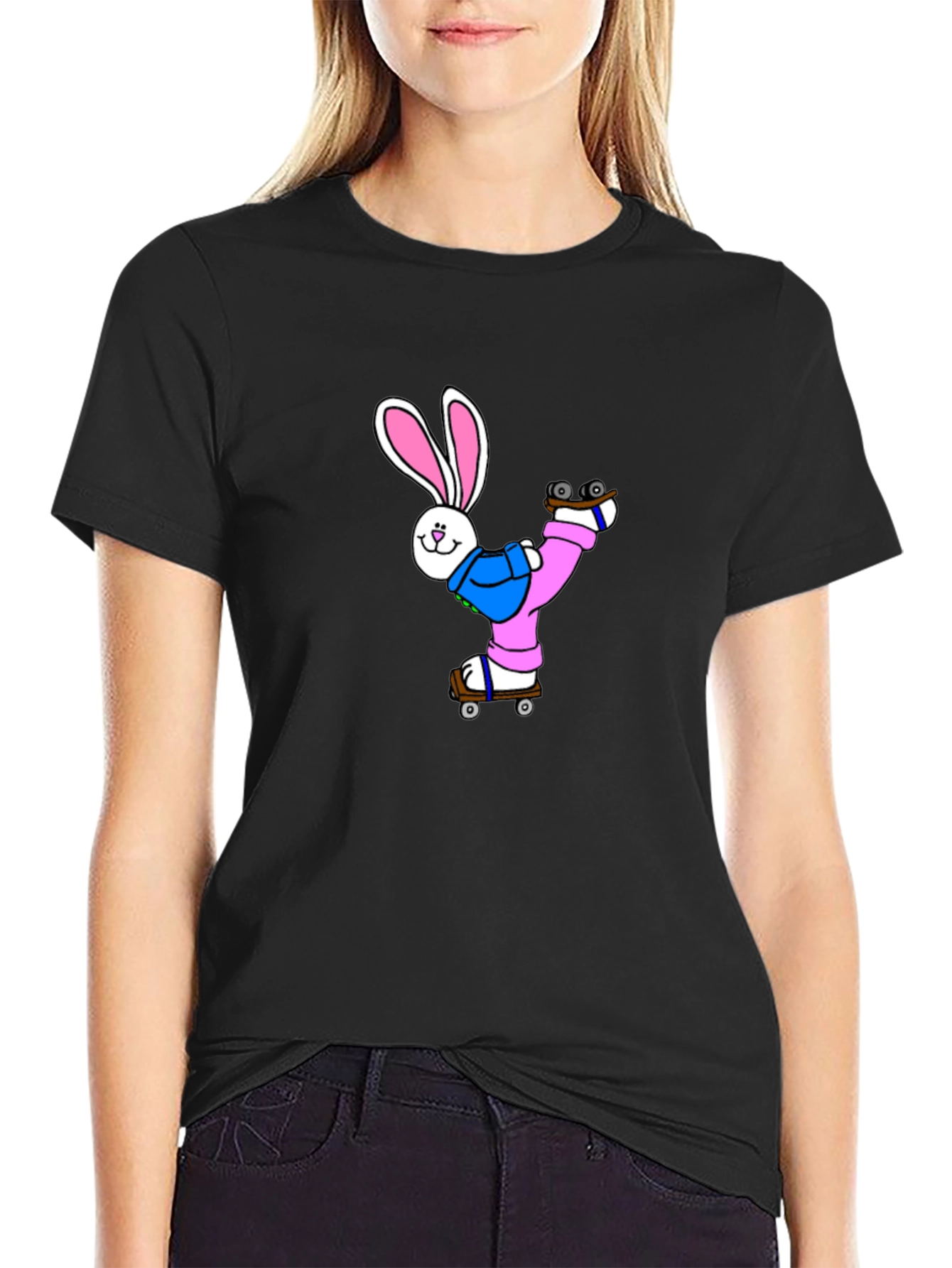 Bunny Roller Skate T-Shirt