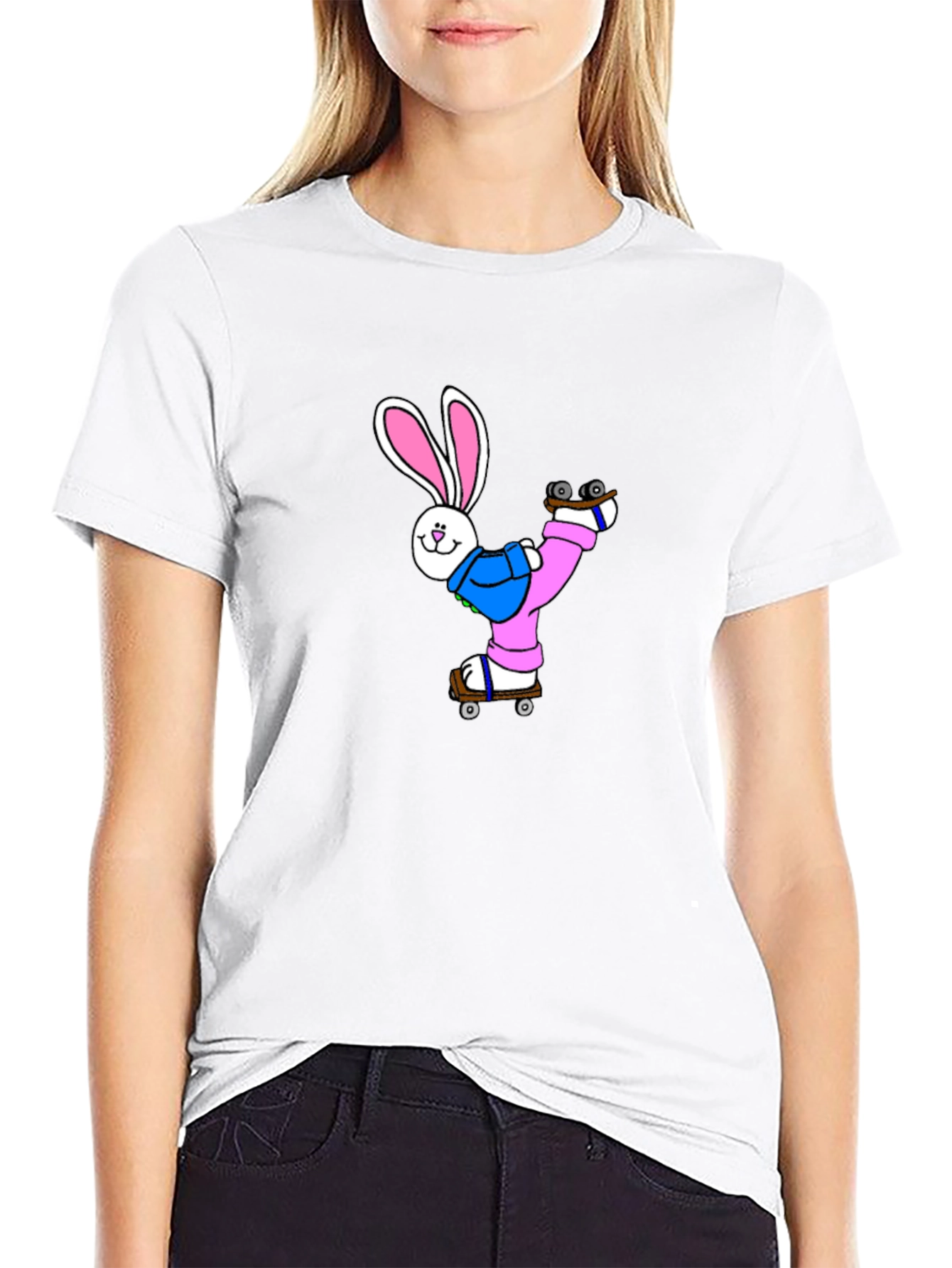Bunny Roller Skate T-Shirt