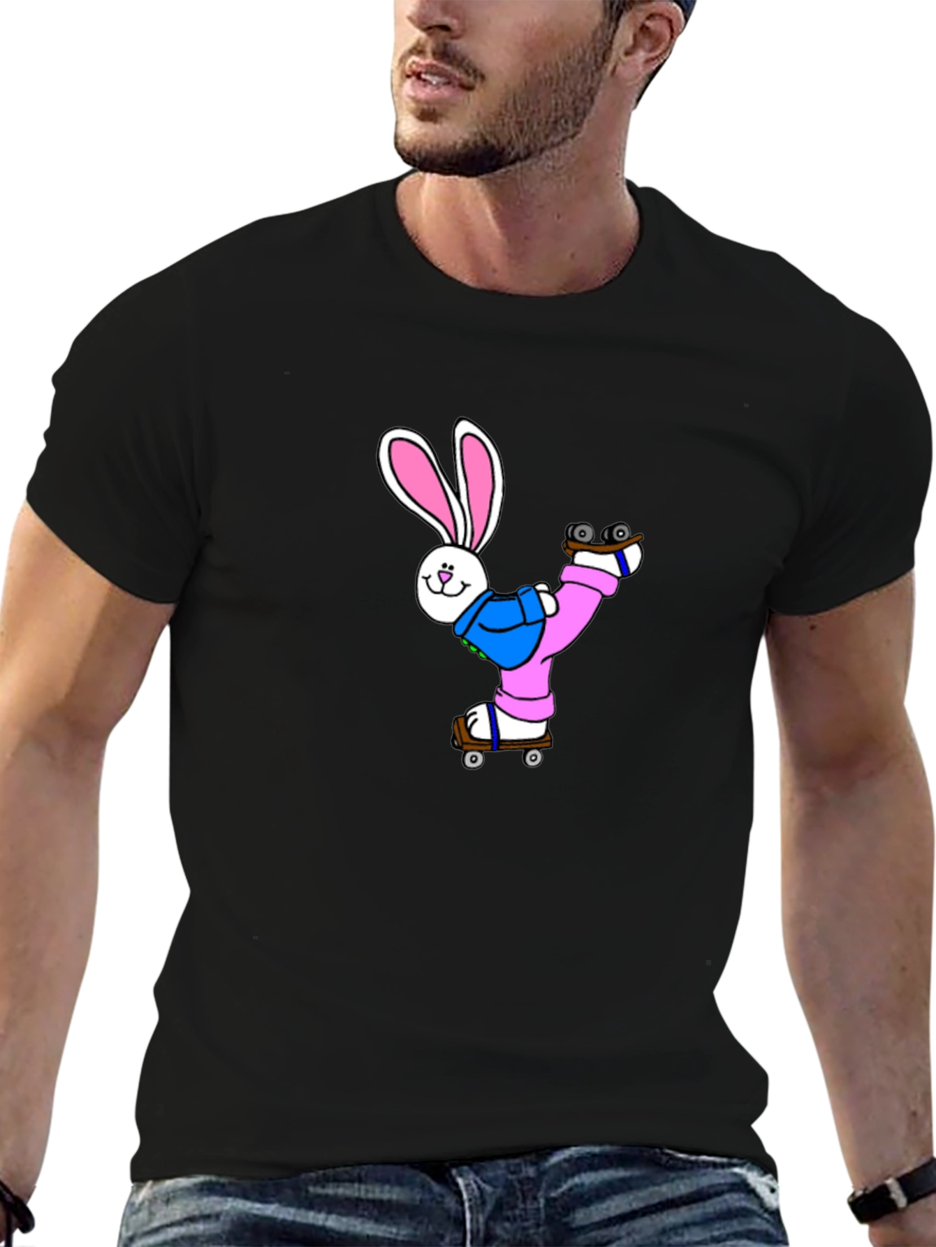 Bunny Roller Skate T-Shirt