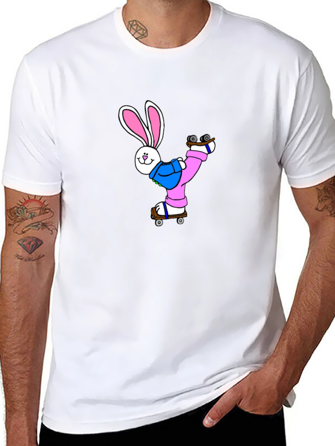 Bunny Roller Skate T-Shirt