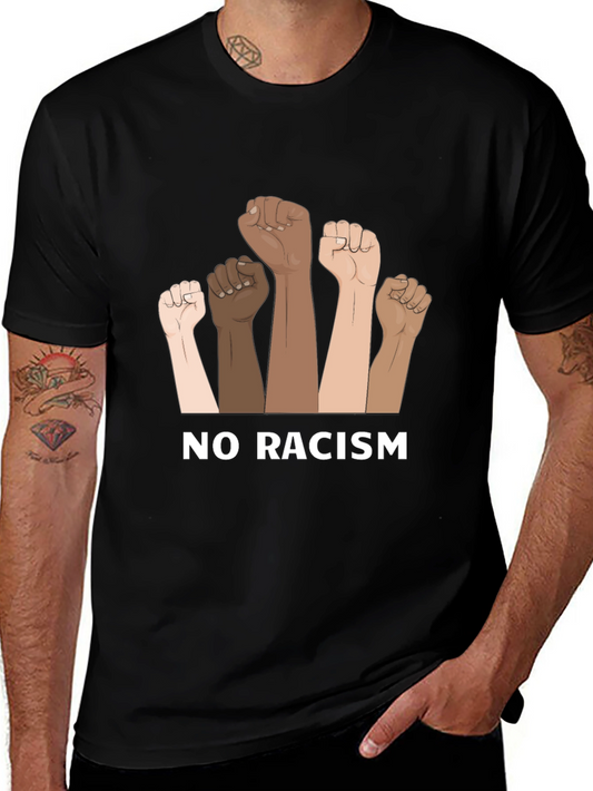 No Racism Graphic T-Shirt
