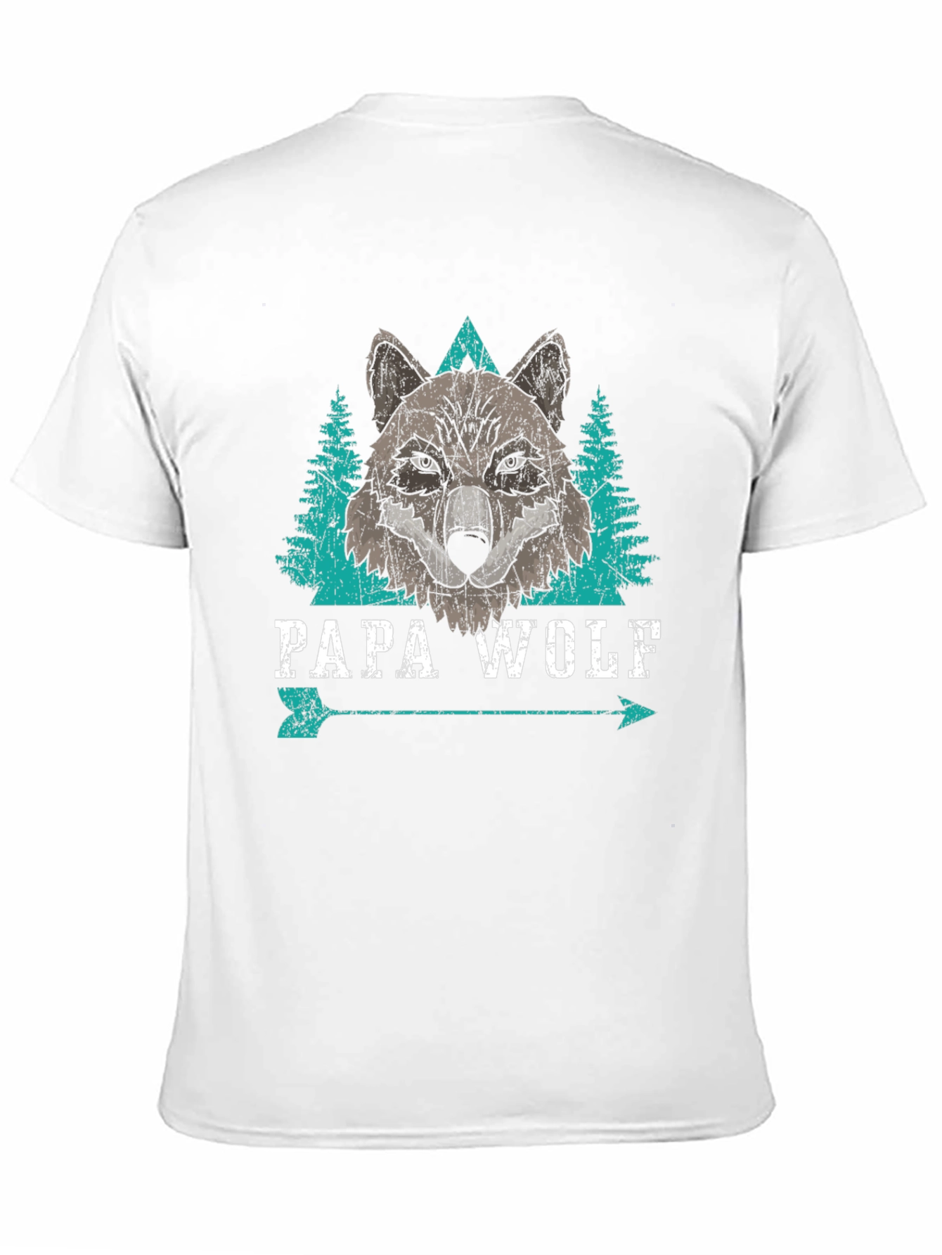 Papa Wolf Graphic T-Shirt - Mens Tee