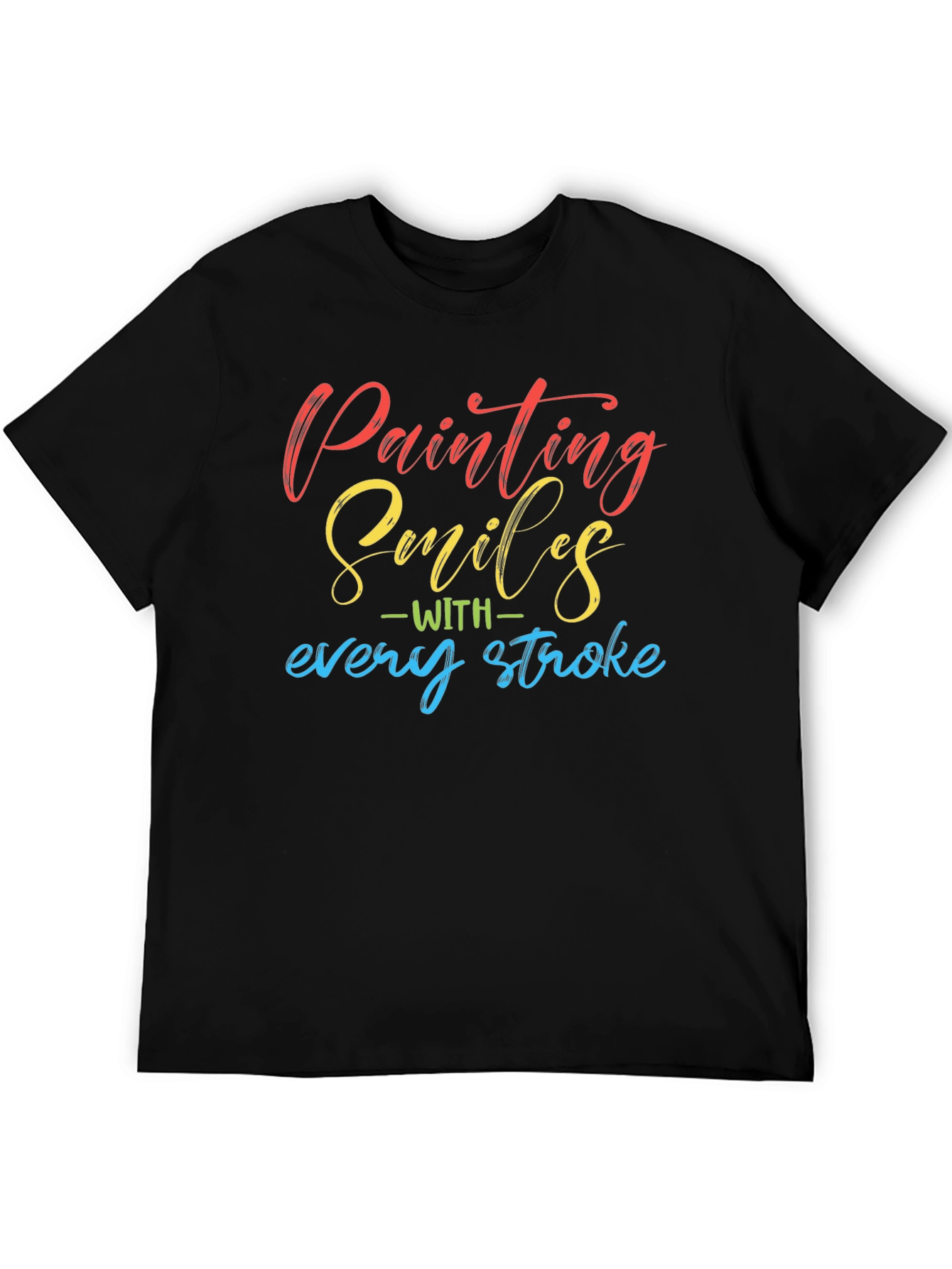 Painting Smiles T-Shirt - Artistic Design