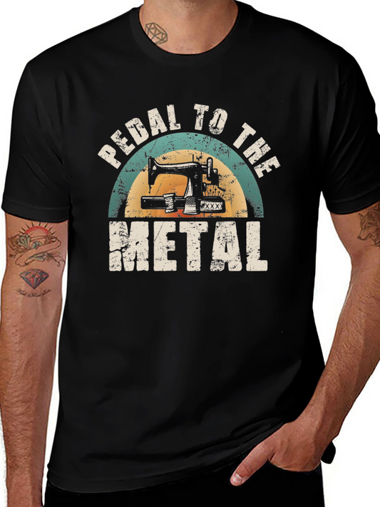 Pedal to the Metal Sewing Graphic Tee