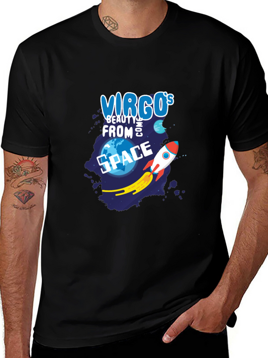 Virgo Beauty From Space Graphic T-Shirt