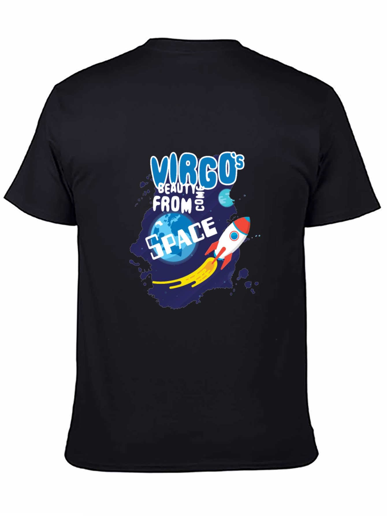 Virgo Beauty From Space Graphic T-Shirt