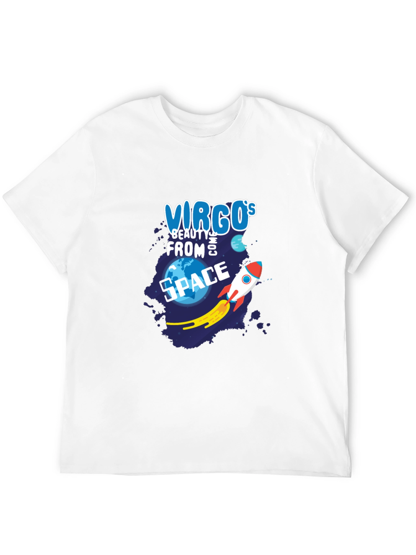 Virgo Beauty From Space Graphic T-Shirt