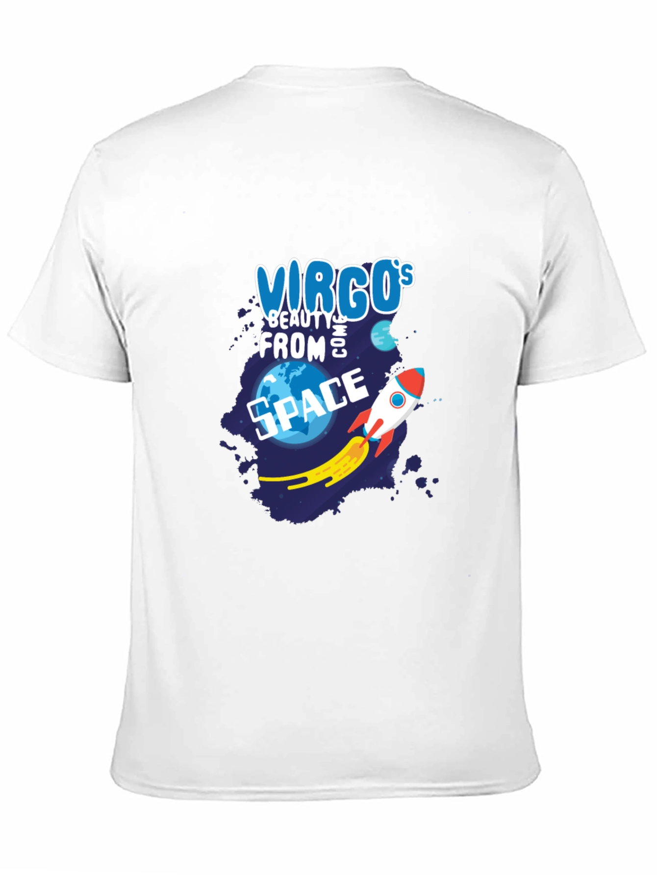 Virgo Beauty From Space Graphic T-Shirt