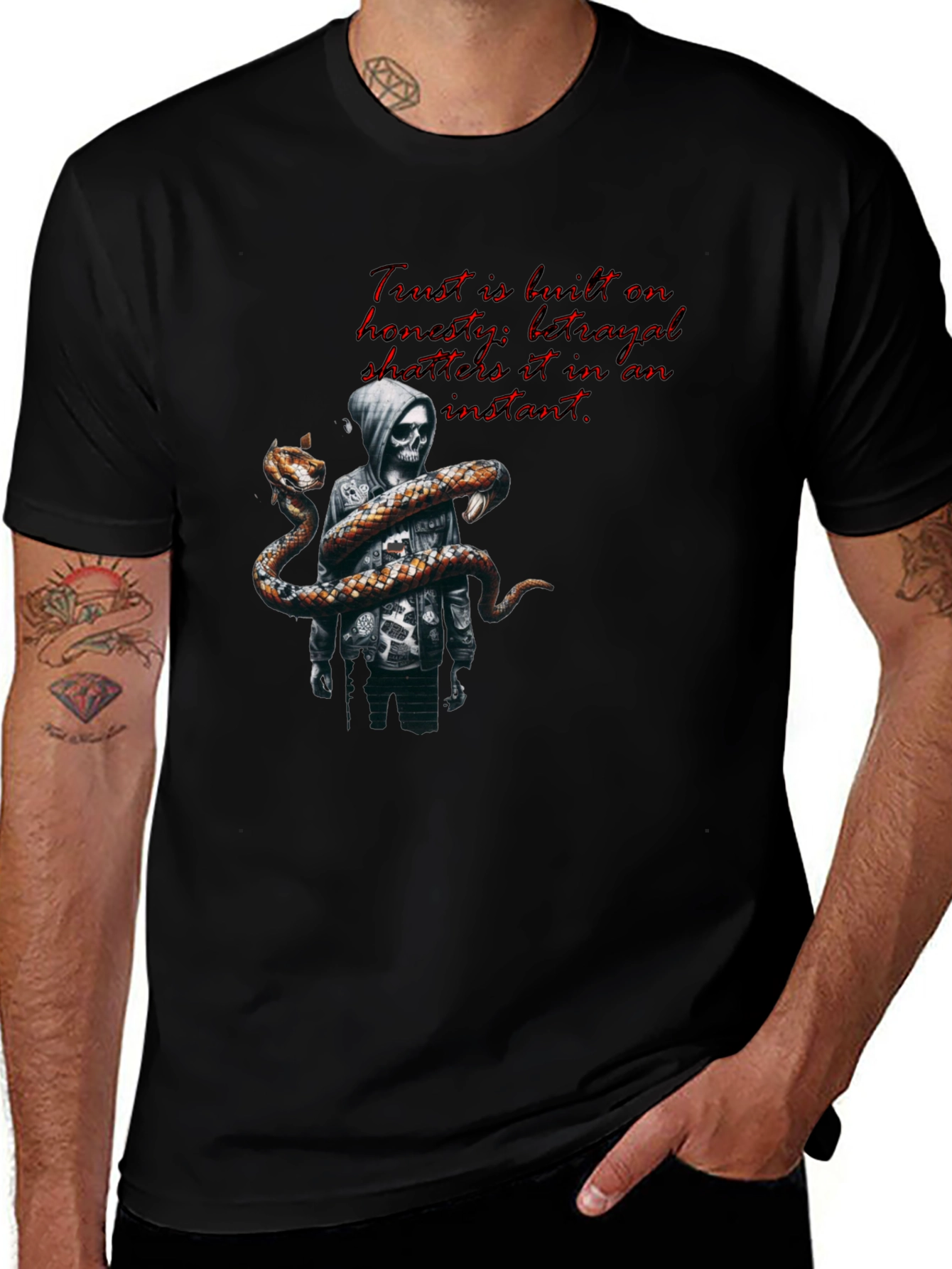 Trust Betrayal Graphic T-Shirt