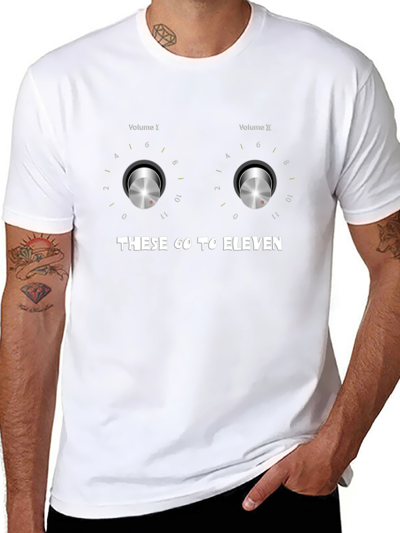 These Go to Eleven T-Shirt - Black