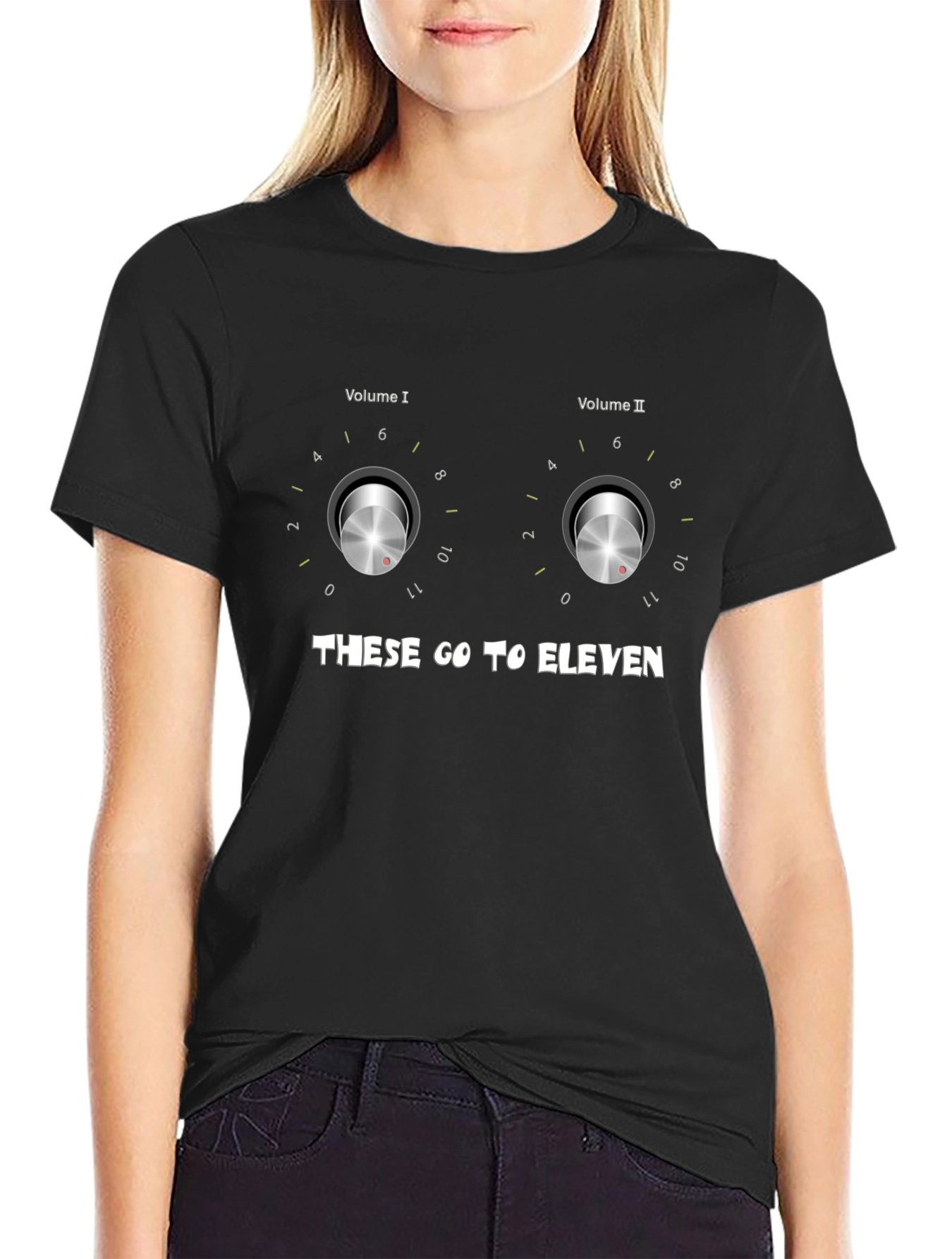 These Go to Eleven T-Shirt - Black
