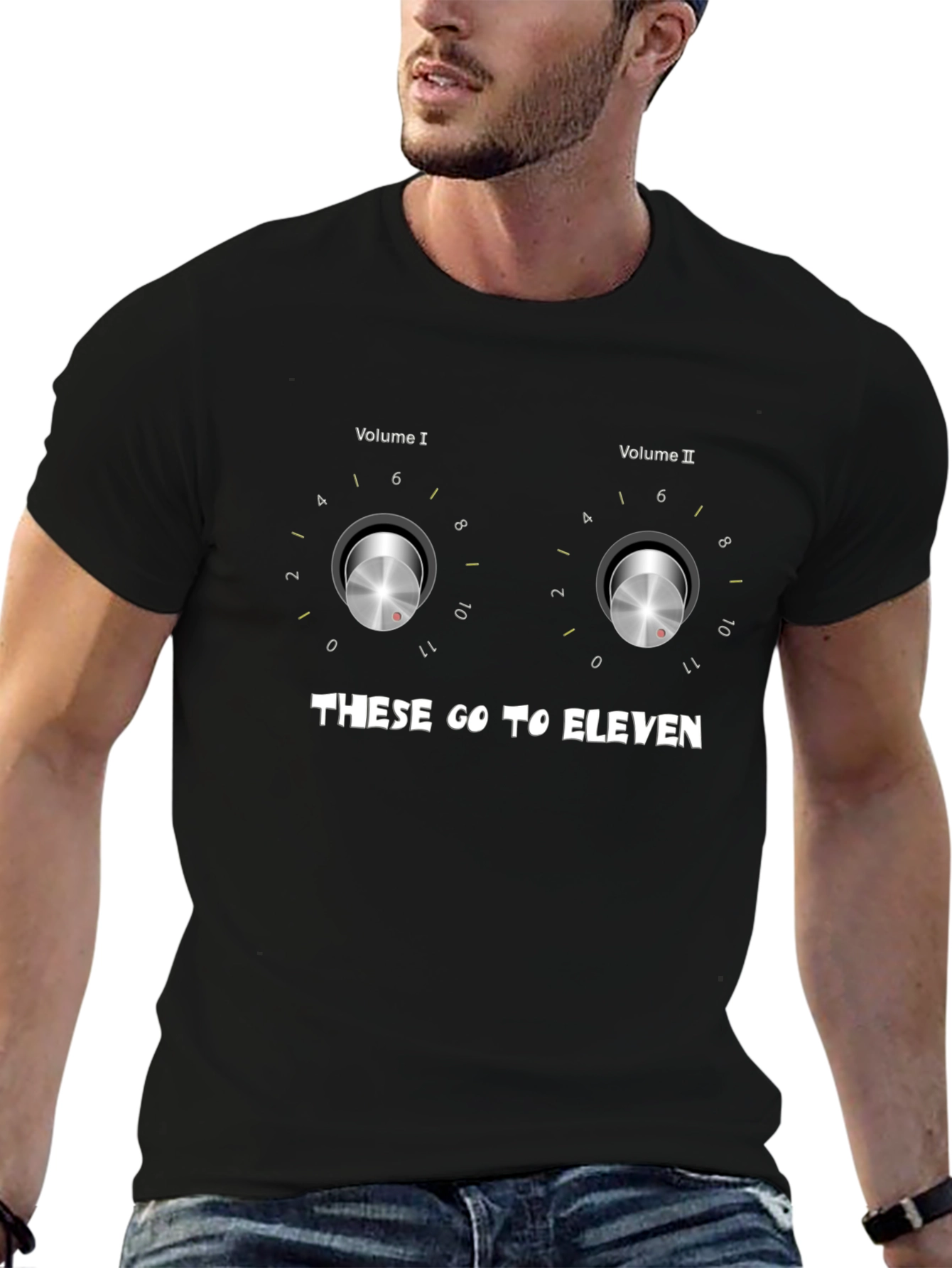 These Go to Eleven T-Shirt - Black