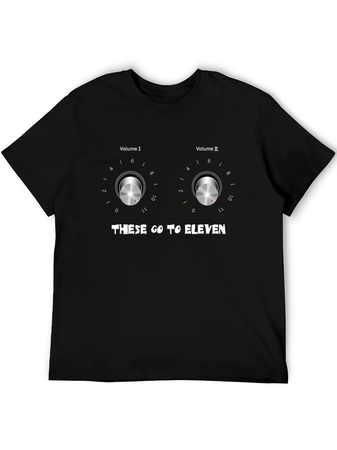 These Go to Eleven T-Shirt - Black